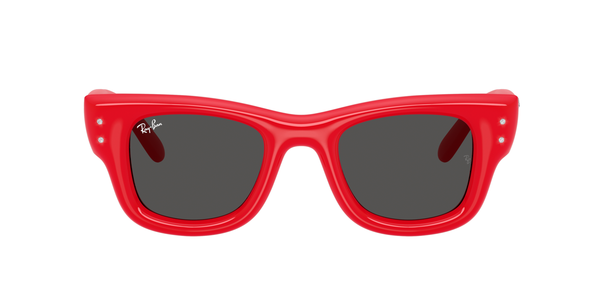 RB4940B Red & Strass KunststoffSunglass Frames von B24, mit getönten Gläsern