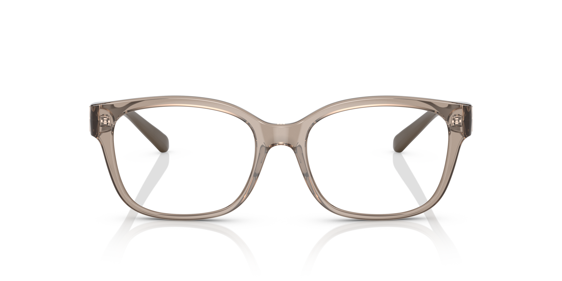 AX3098 Glanzend transparant toendra KunststofEyeglass Frames van B24, Vooraanzicht