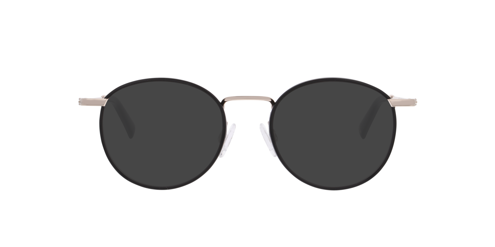 Duke Zwart op goud TitaanEyeglass Frames van B24, met getinte lenzen