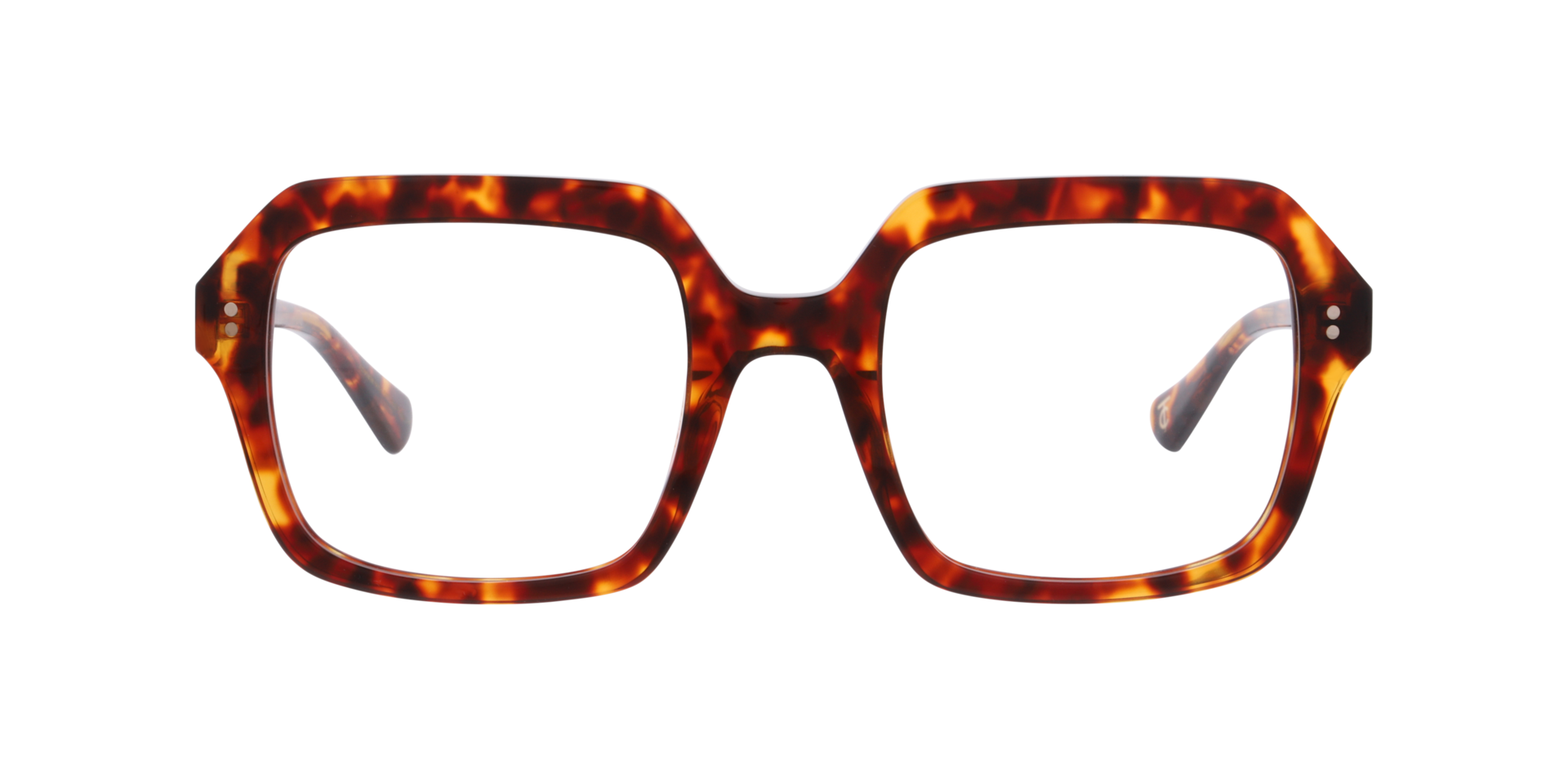 Taru Havana AcetatEyeglass Frames von B24, Vorderansicht