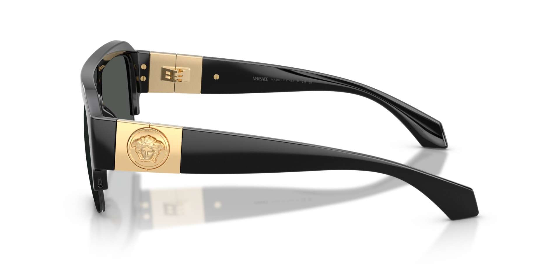 VE4525U Schwarz KunststoffSunglass Frames von B24, Seitenansicht
