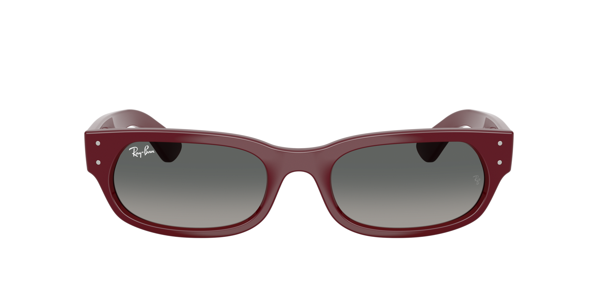 RB2236 Bordeaux KunststofSunglass Frames van B24, met getinte lenzen