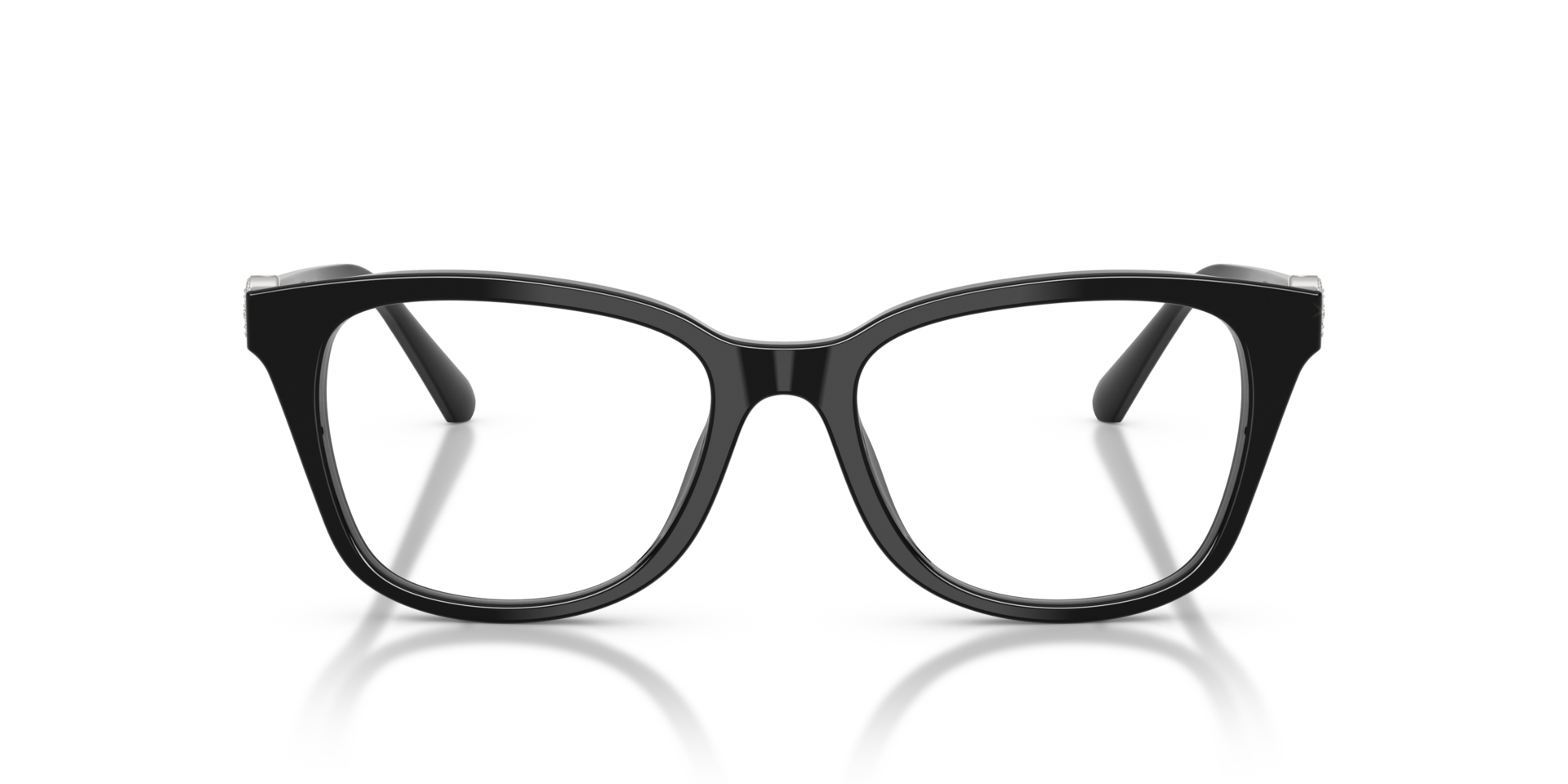 SK2073 Schwarz AcetatEyeglass Frames von B24, Vorderansicht