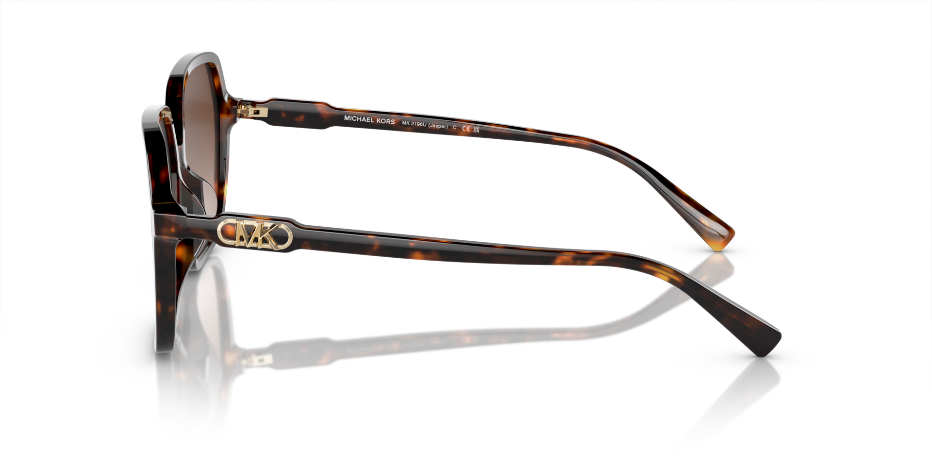 MK2196U Donker tortoise AcetaatSunglass Frames van B24, Zijaanzicht