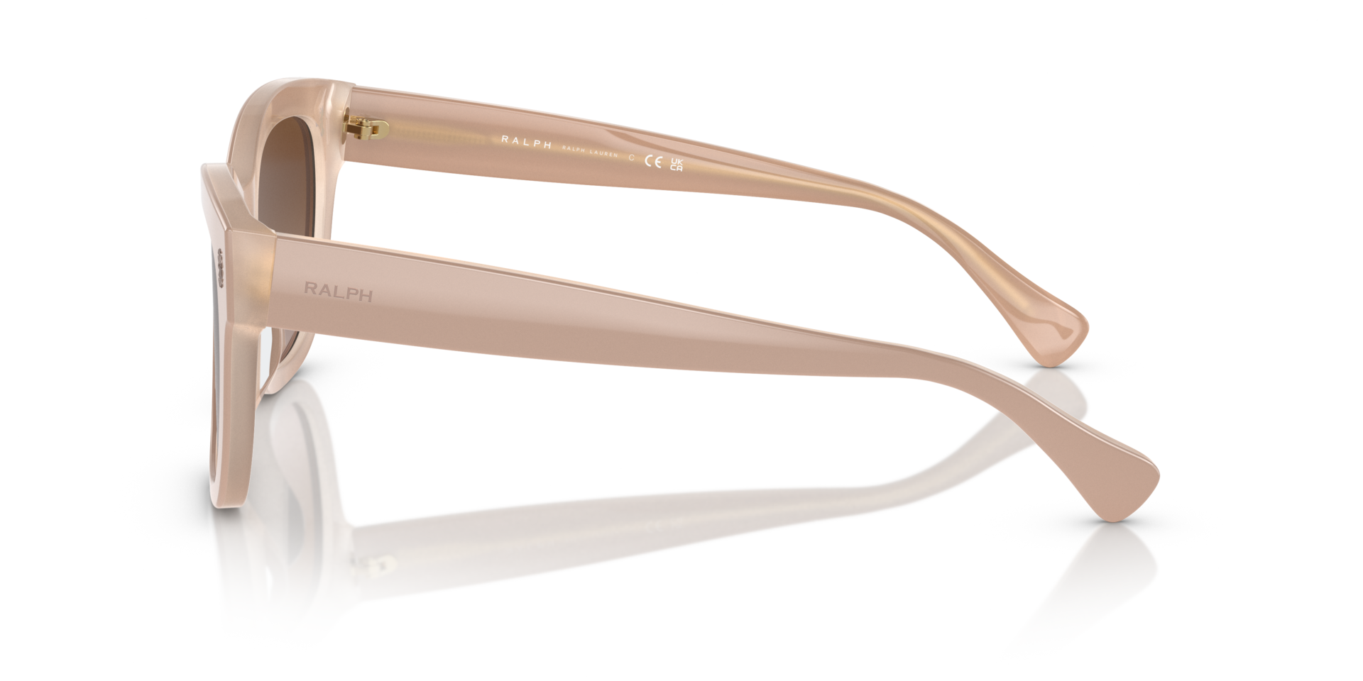 RA5301U Beige On Milky Beige AcetatSunglass Frames von B24, Seitenansicht