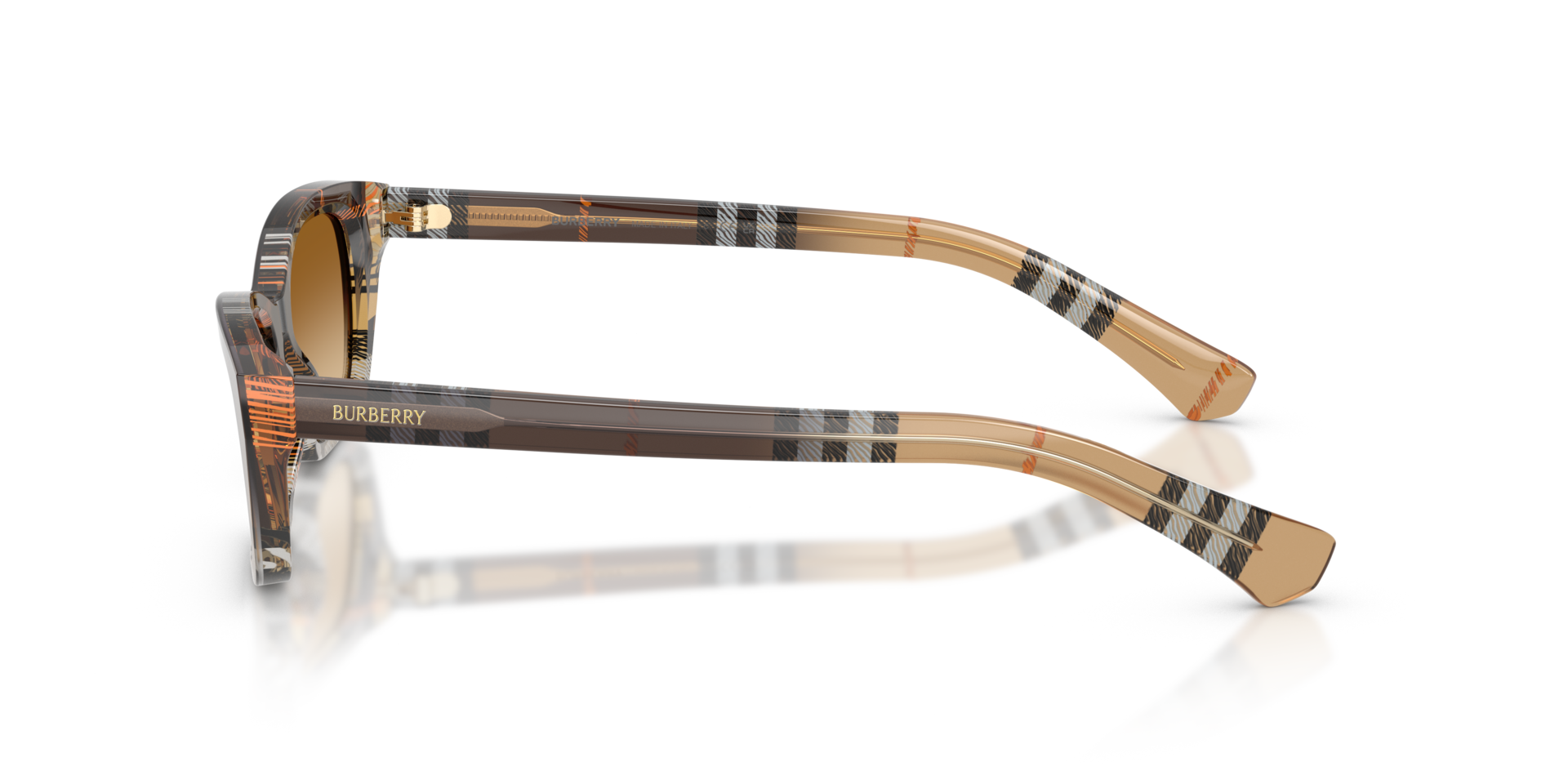 BE4488 Check Gradient Sand AcetatSunglass Frames von B24, Seitenansicht