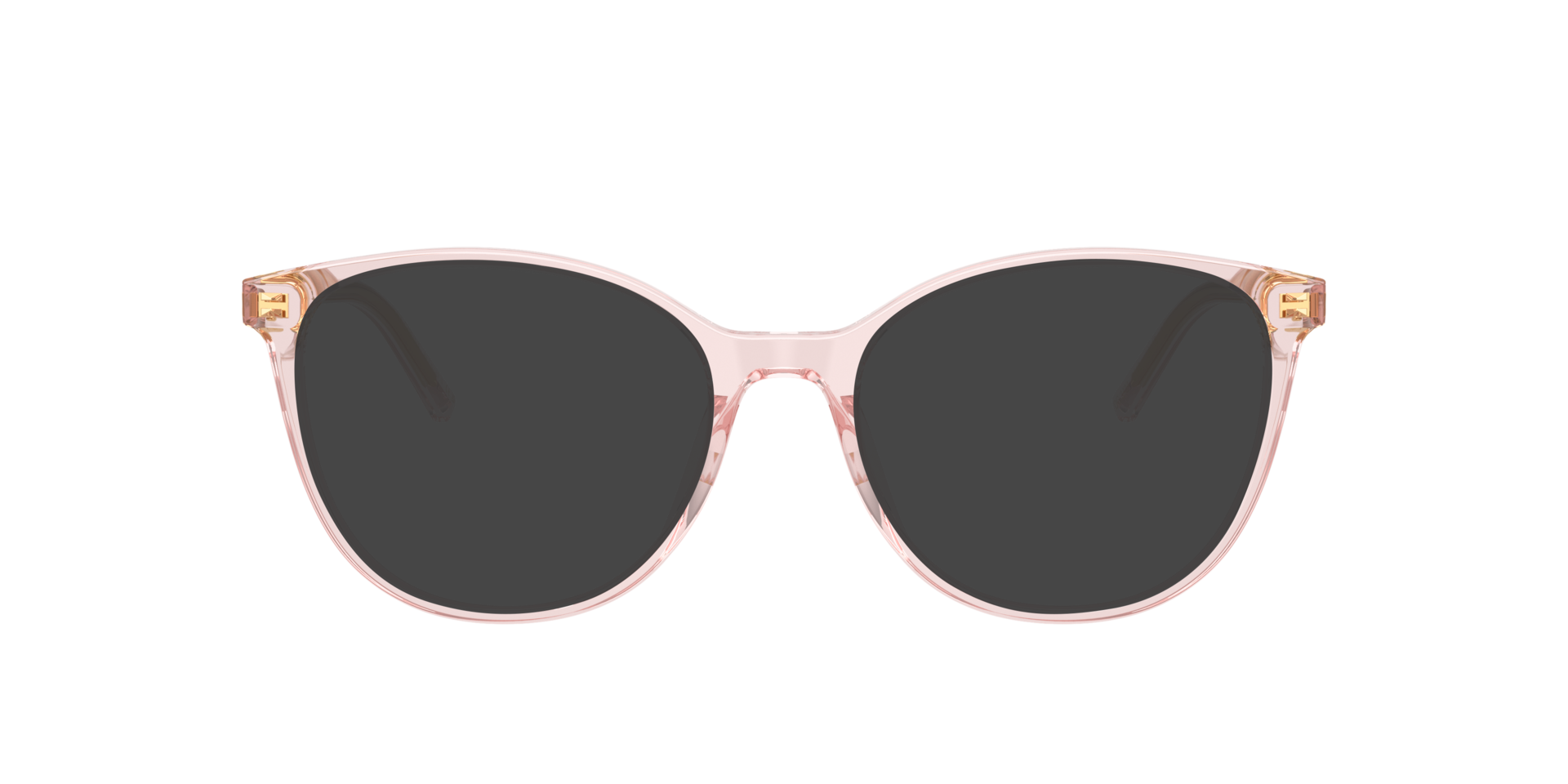 DG3425 Transparent Rose AcetaatEyeglass Frames van B24, met getinte lenzen