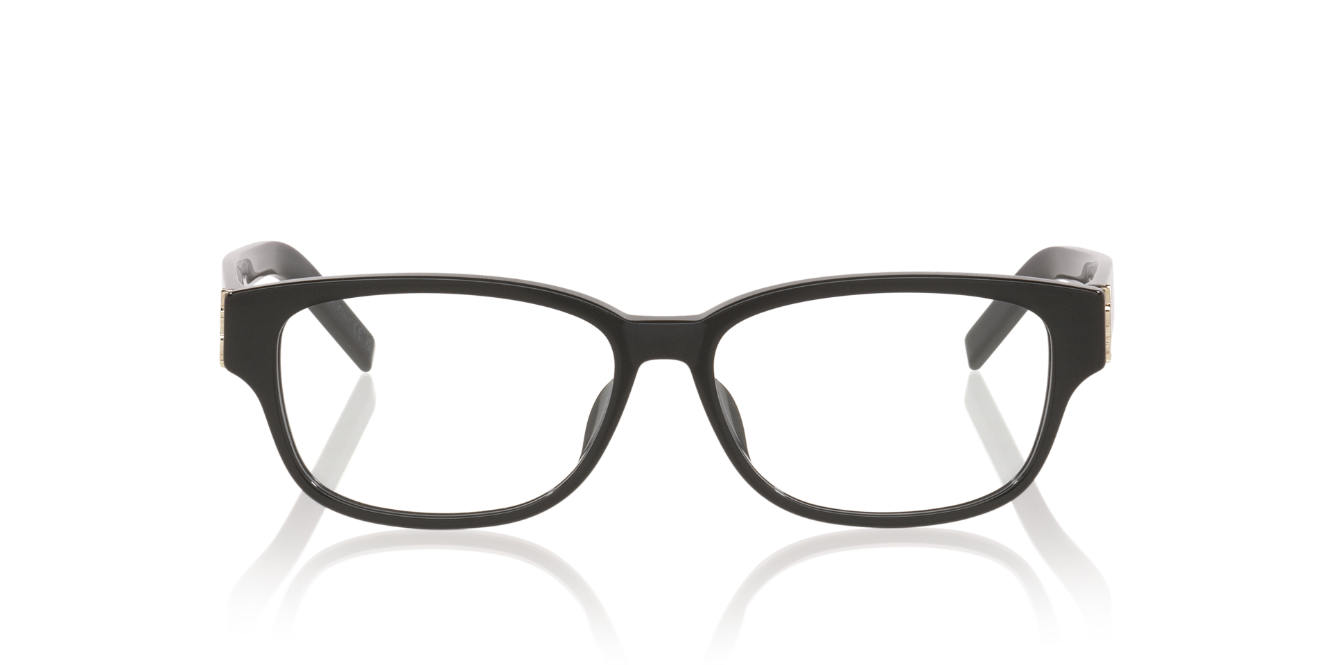 SL M149/F Schwarz AcetatEyeglass Frames von B24, Vorderansicht