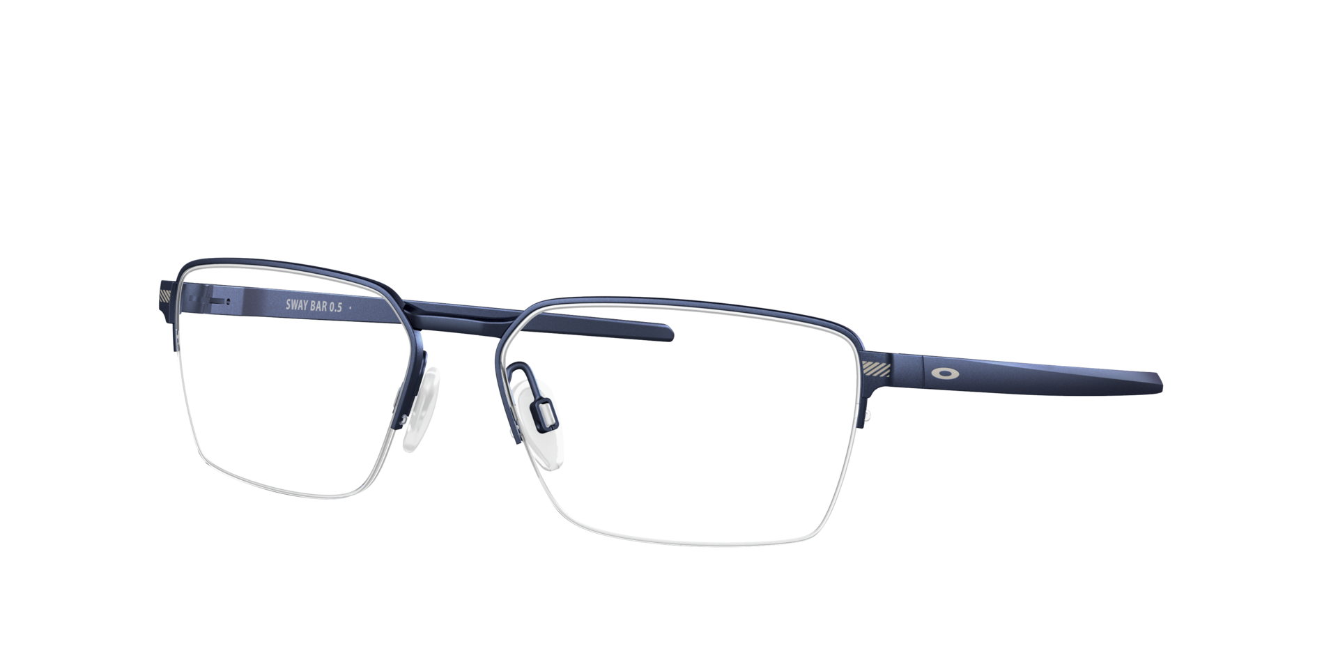 SWAY BAR 0.5 Mat Middernachtblauw TitaanEyeglass Frames van B24, Hoekweergave