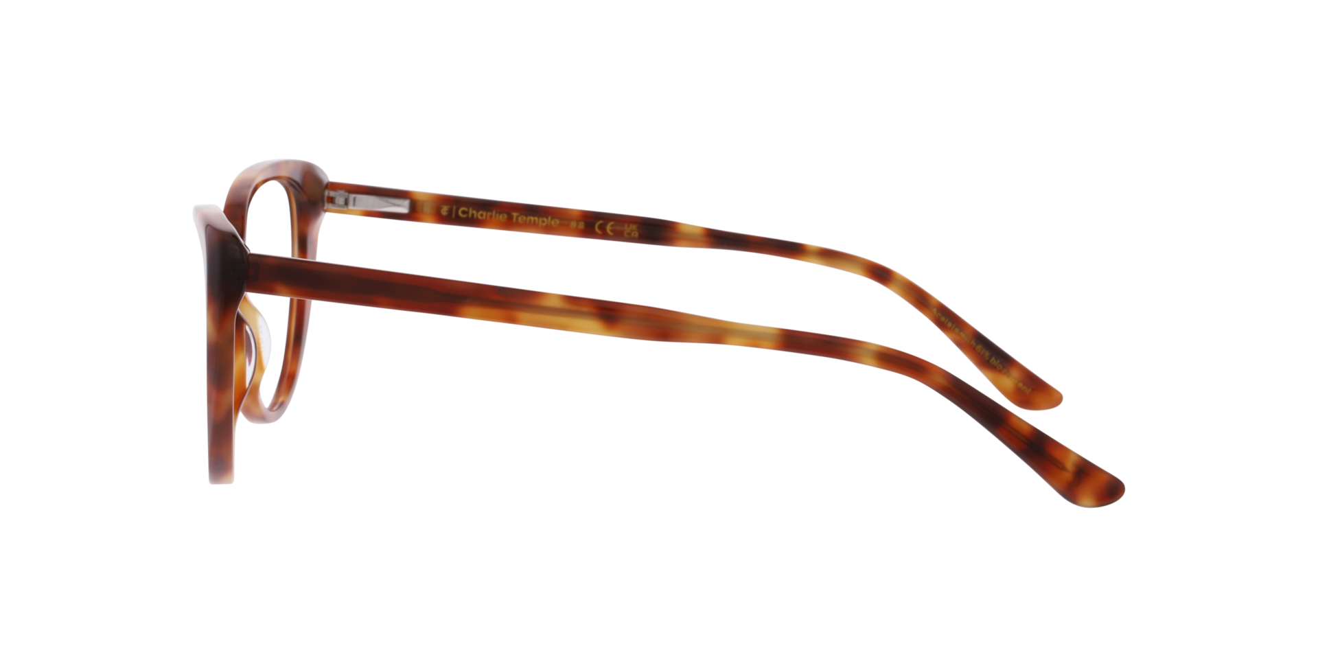 Lara Havana AcetatEyeglass Frames von B24, Seitenansicht