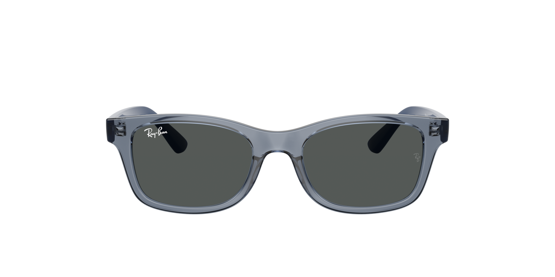RB9086S Transparant blauw KunststofSunglass Frames van B24, met getinte lenzen