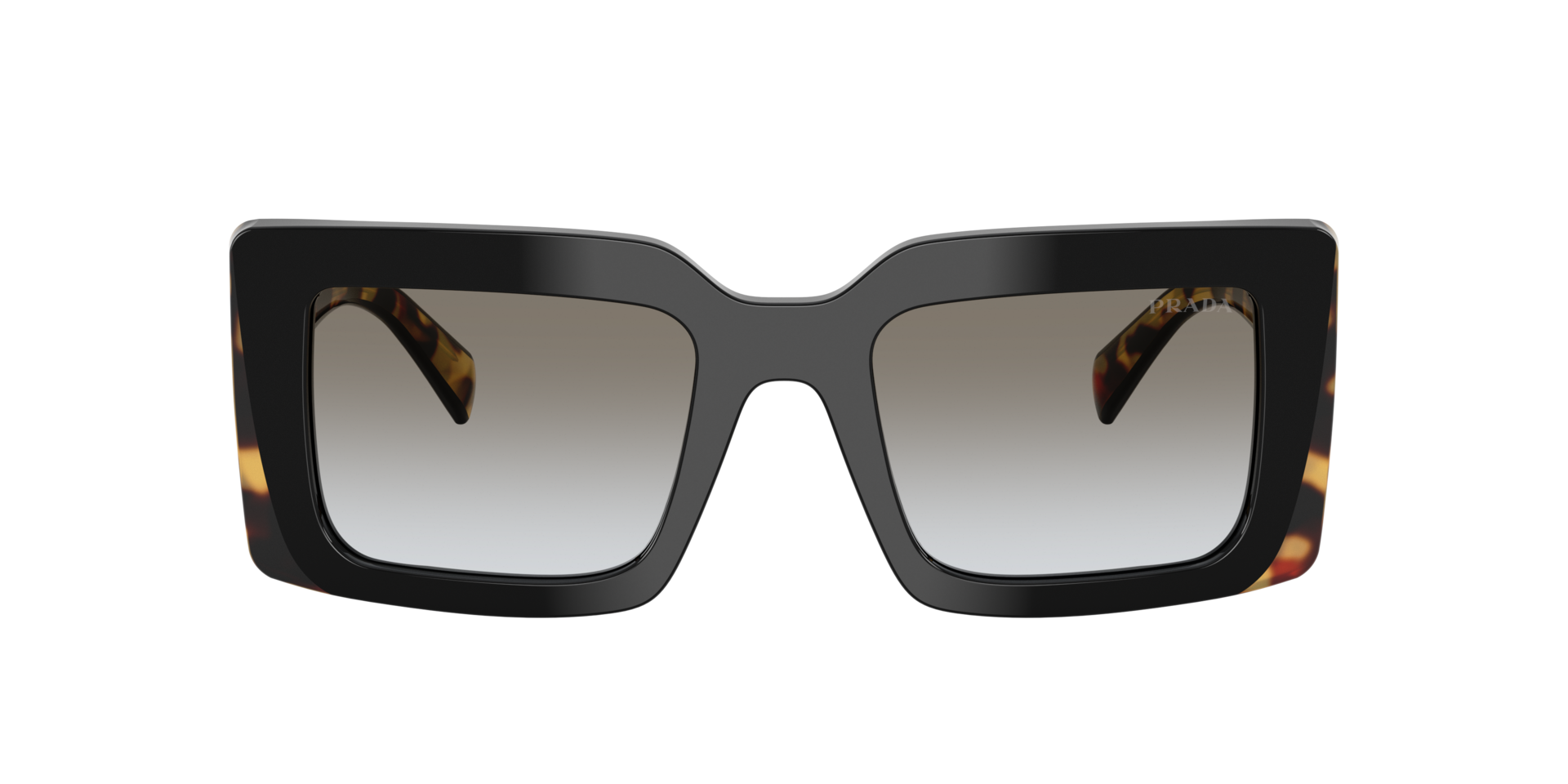 PR D01S Black & Medium Tortoise AcetaatSunglass Frames van B24, met getinte lenzen