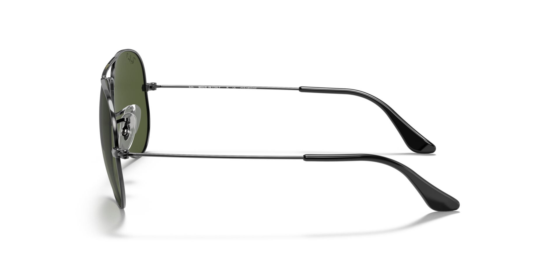 RB3025 Staalgrijs MetaalSunglass Frames van B24, Zijaanzicht