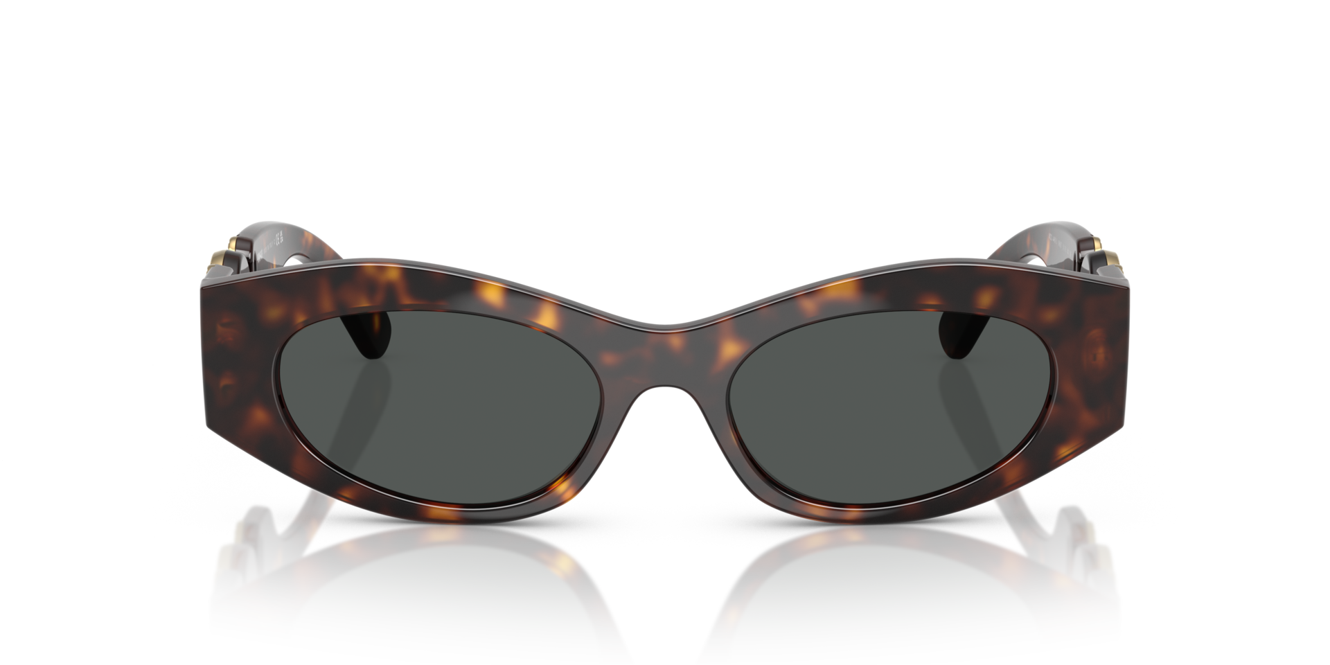 VE4480U Havana KunststofSunglass Frames van B24, Vooraanzicht
