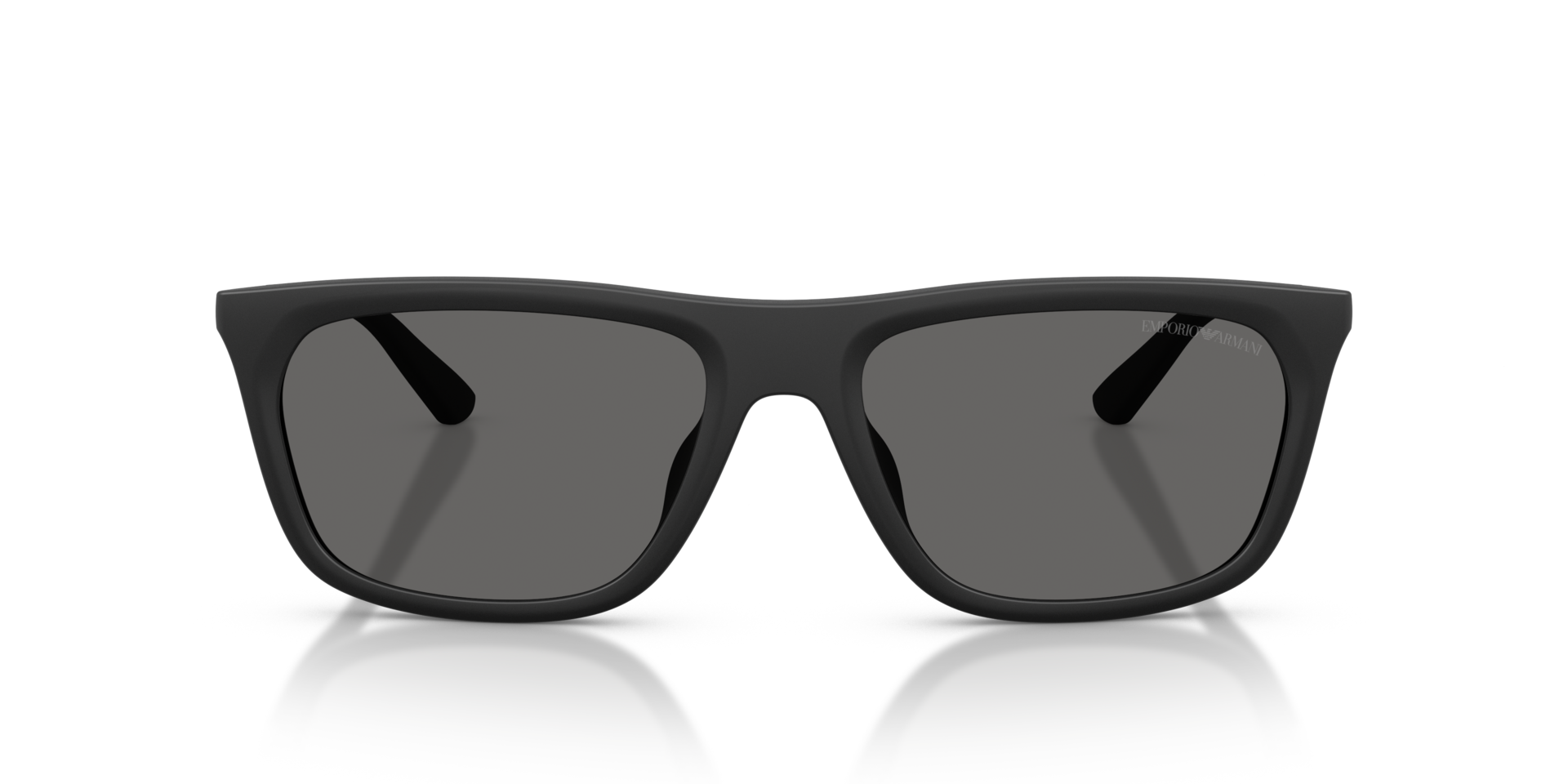 EA4272U Matt Schwarz KunststoffSunglass Frames von B24, Vorderansicht