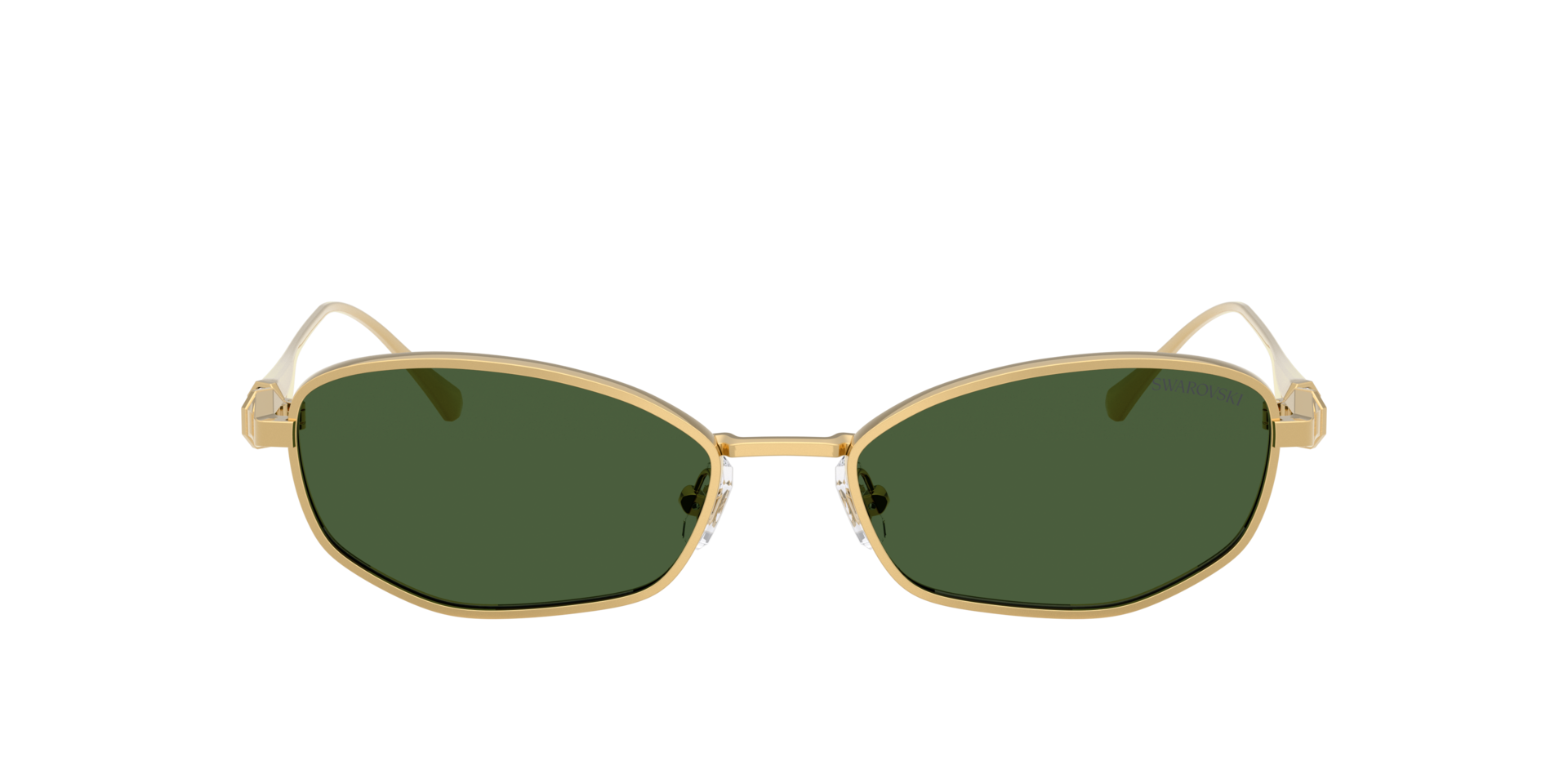 SK7042 Goud MetaalSunglass Frames van B24, met getinte lenzen