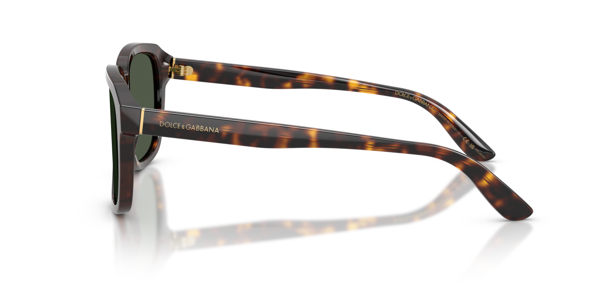 DG4566 Havana AcetaatSunglass Frames van B24, Zijaanzicht