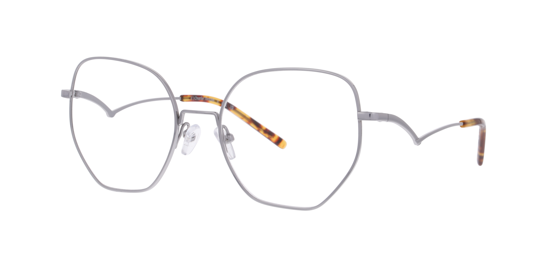 Marika Silber TitanEyeglass Frames von B24, Dreiviertelansicht
