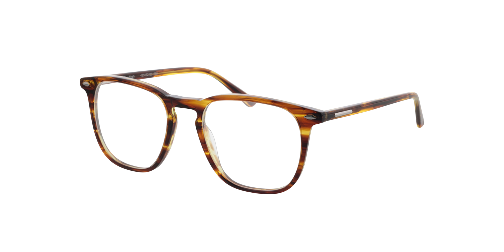 Noah Braun Hornfarben AcetatEyeglass Frames von B24, Dreiviertelansicht