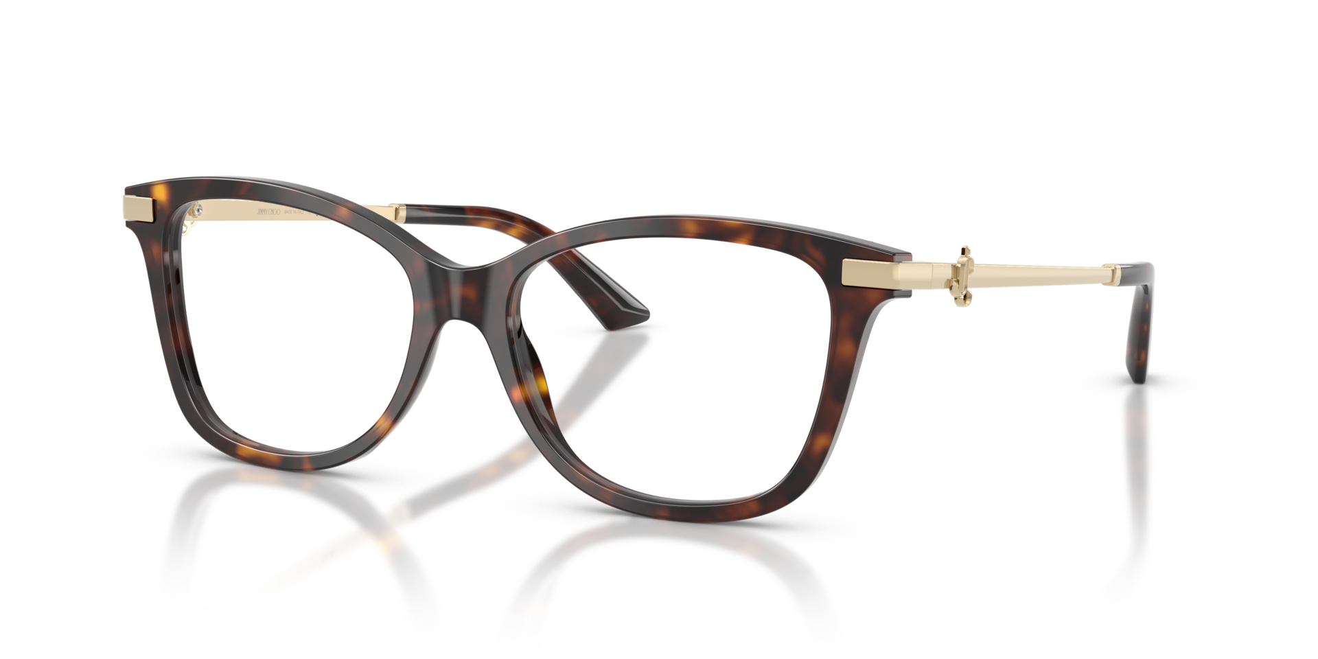JC3068B Havana AcetatEyeglass Frames von B24, Dreiviertelansicht