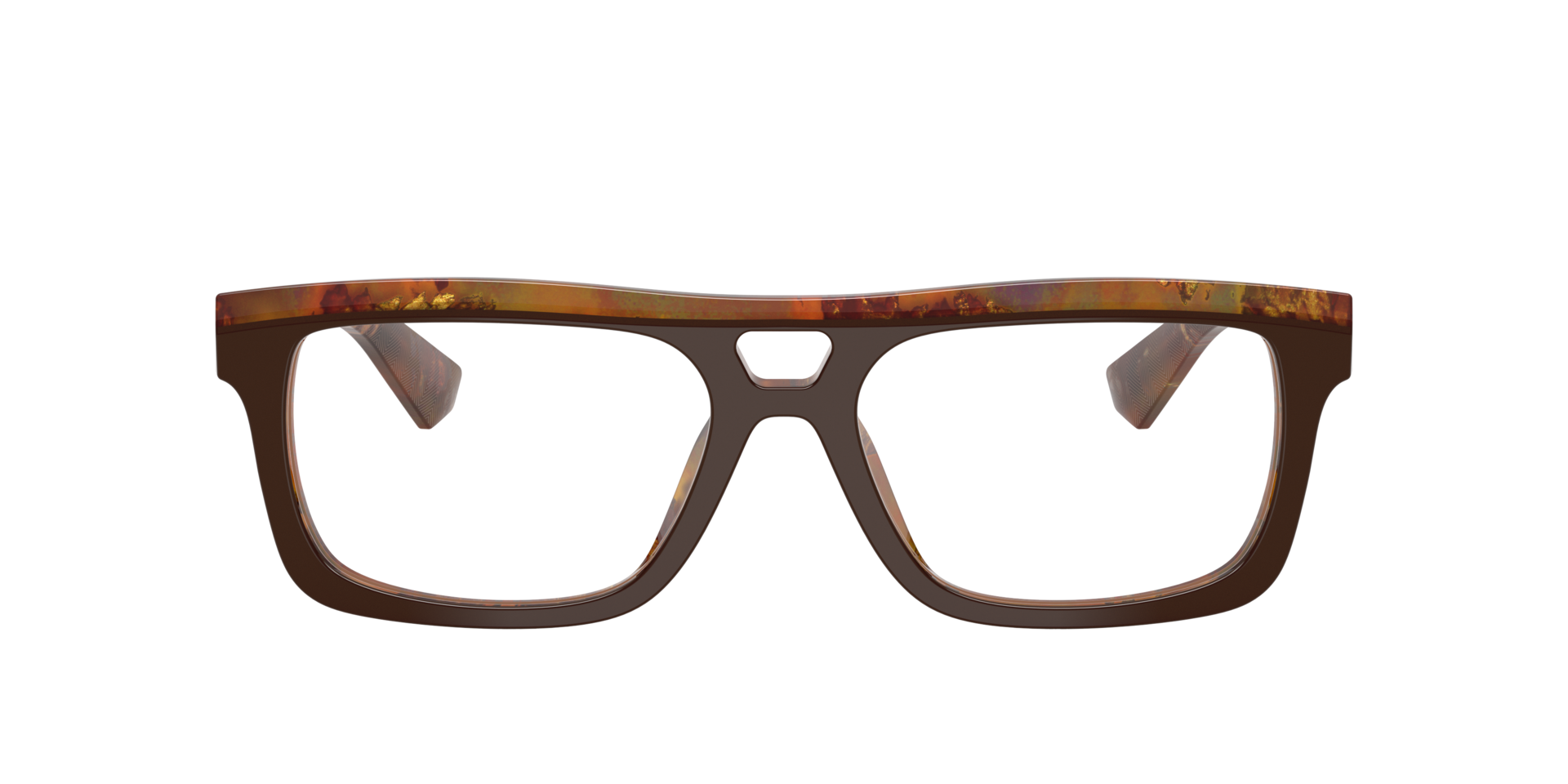 Top Brown/Pearl Gold & Brown DG3431 -  Acetate Brillen