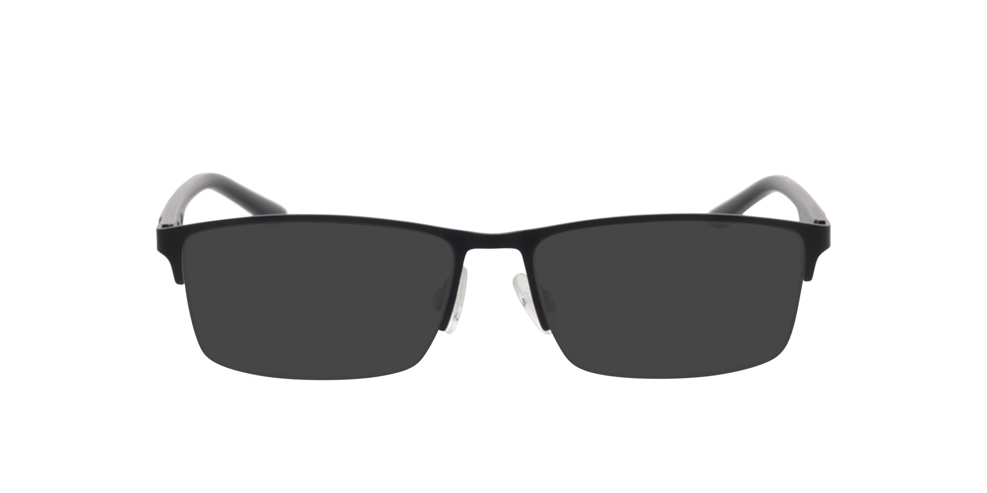 PU0373O Matt Schwarz MetallEyeglass Frames von B24, mit getönten Gläsern