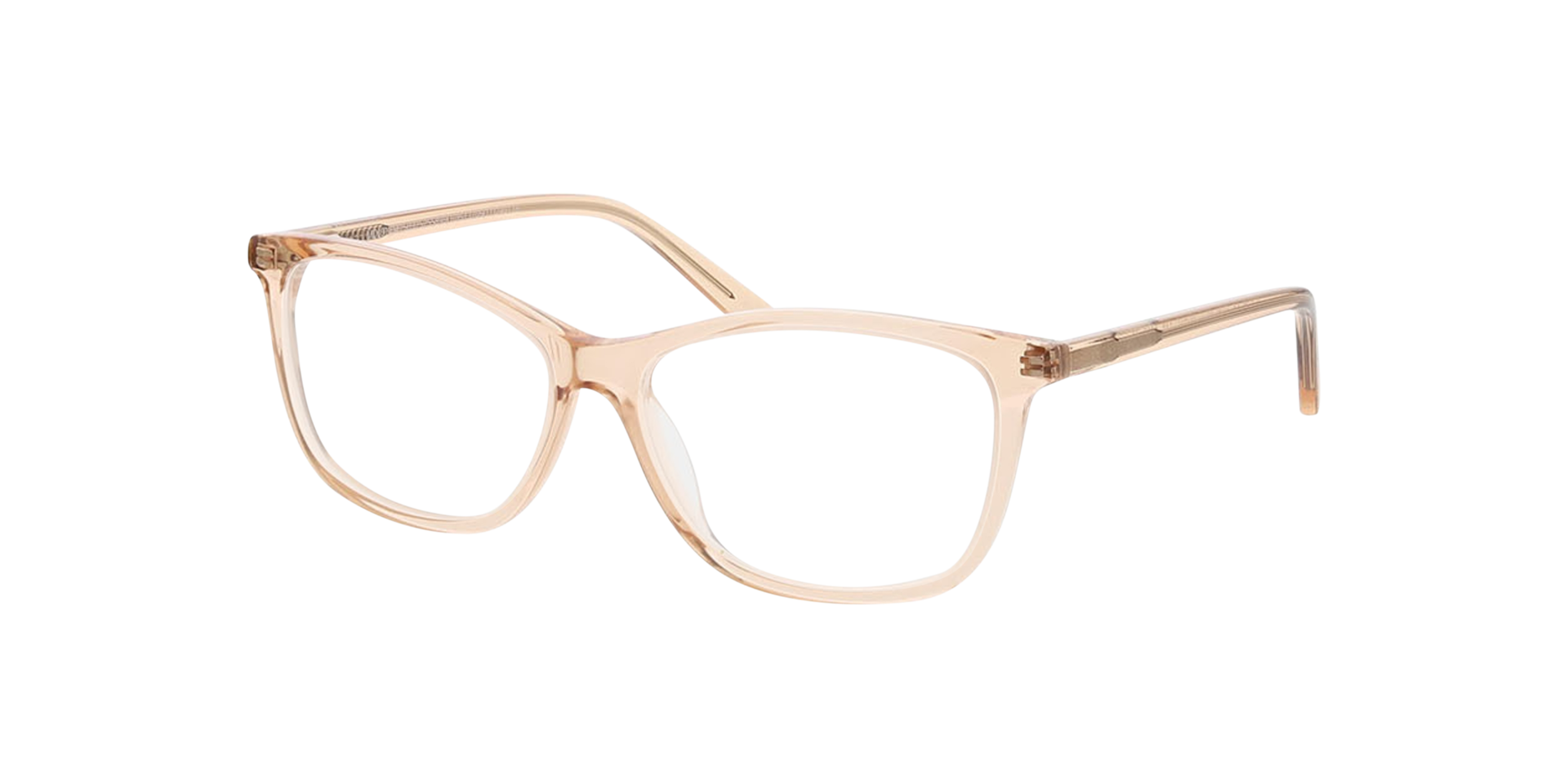 Paris Crystal Pink Beige AcetatEyeglass Frames von B24, Dreiviertelansicht
