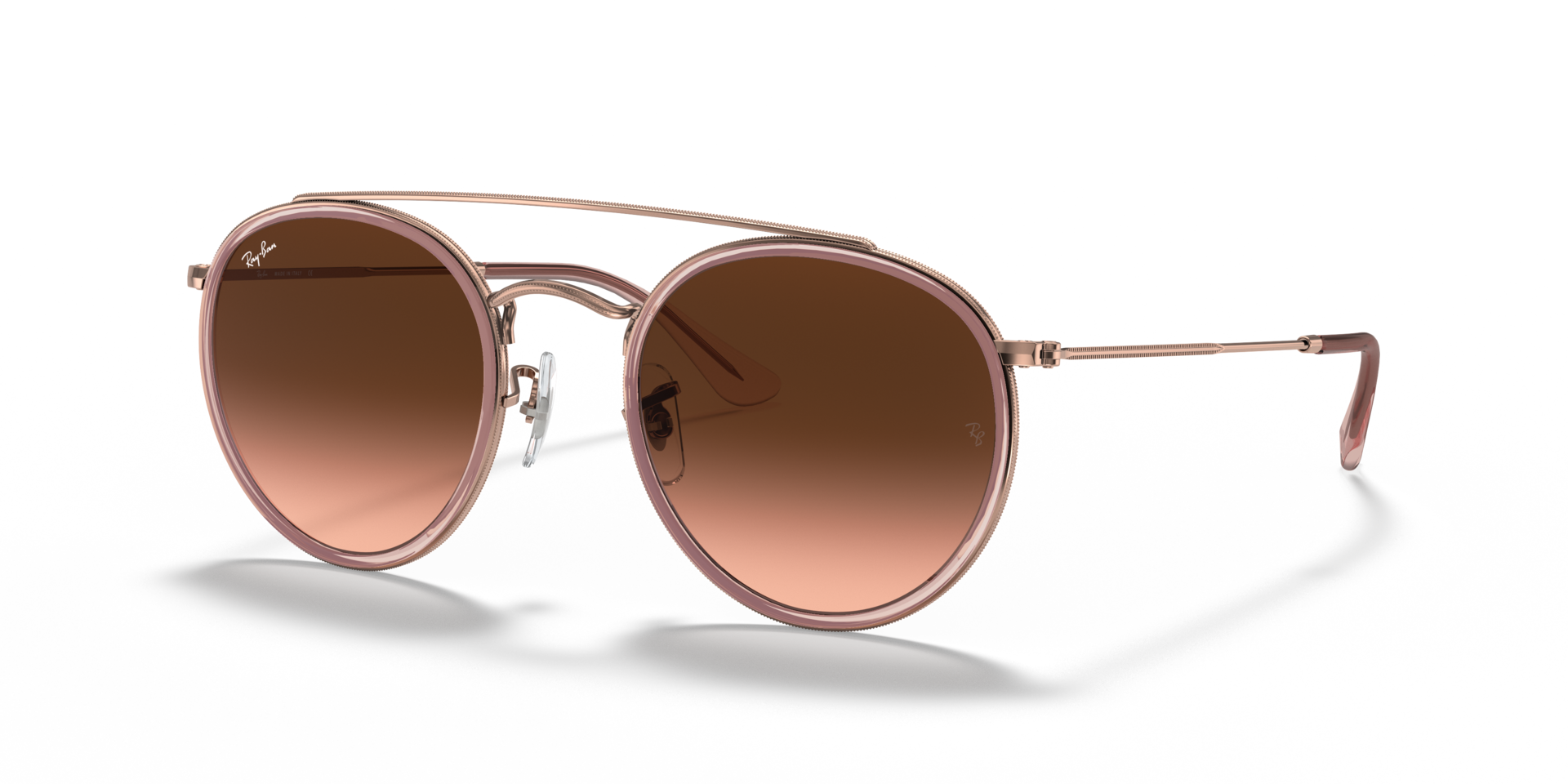 RB3647N Koper MetaalSunglass Frames van B24, Hoekweergave