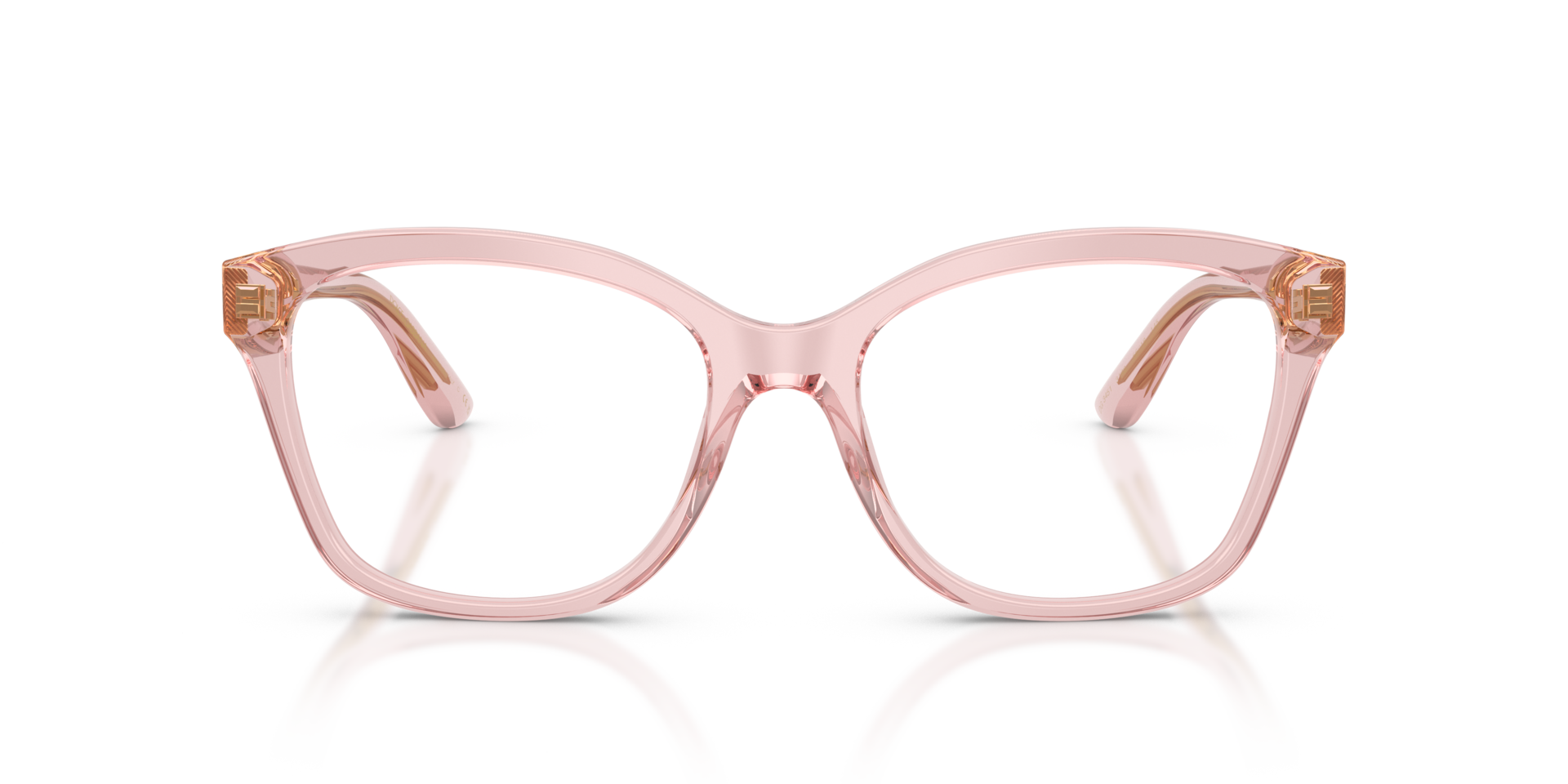 DG3451 Pink transparent AcetatEyeglass Frames von B24, Vorderansicht