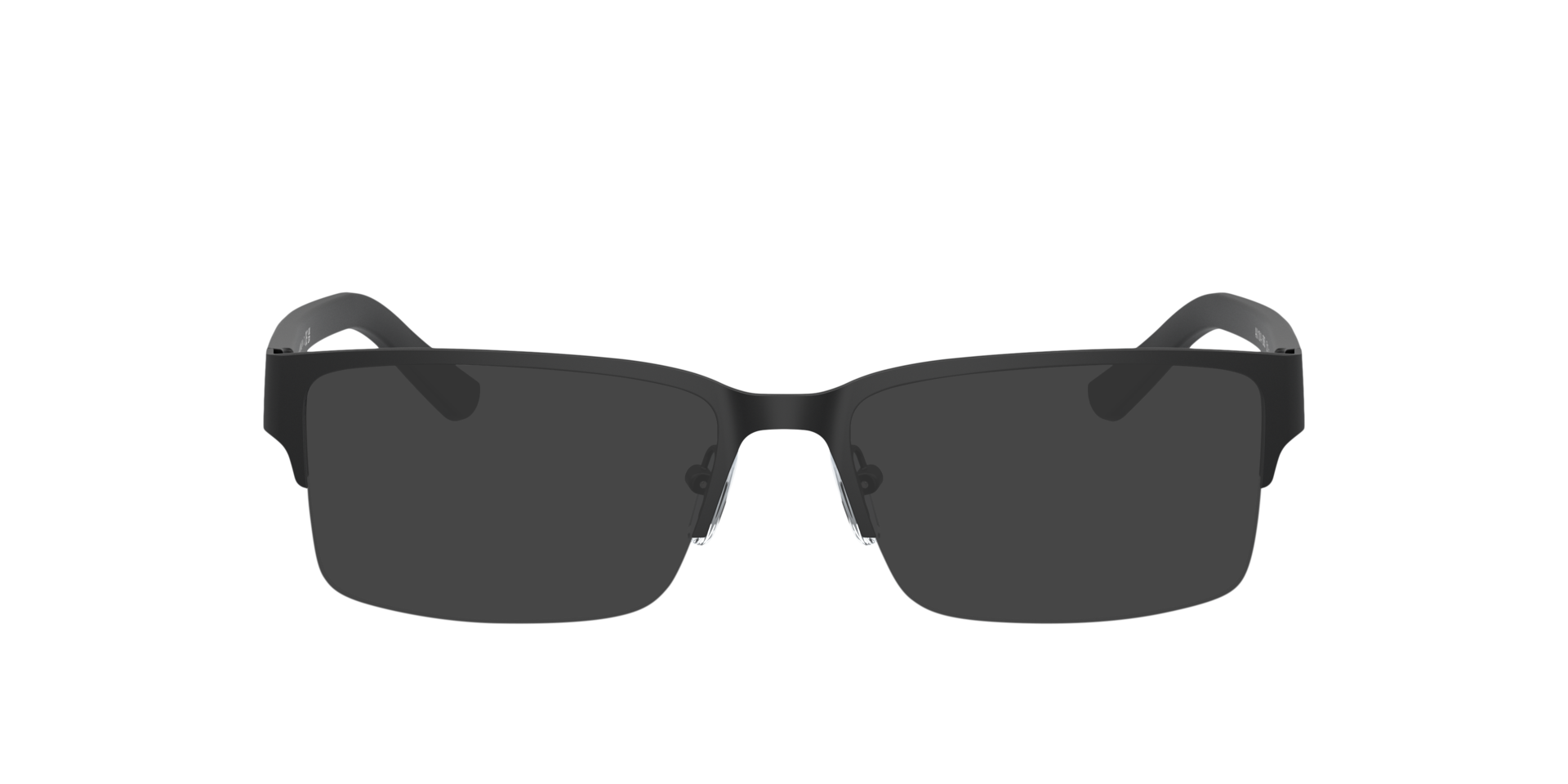 AX1014 Matt Schwarz MetallEyeglass Frames von B24, mit getönten Gläsern