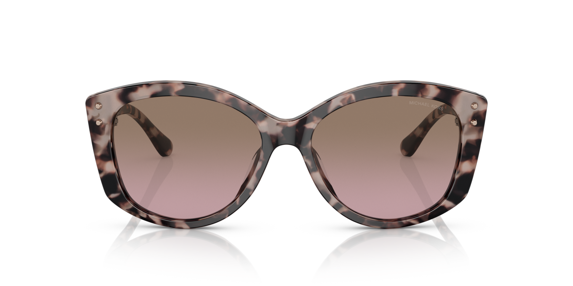 MK2175U Royal Pink Tortoise Bio AcetaatSunglass Frames van B24, Vooraanzicht