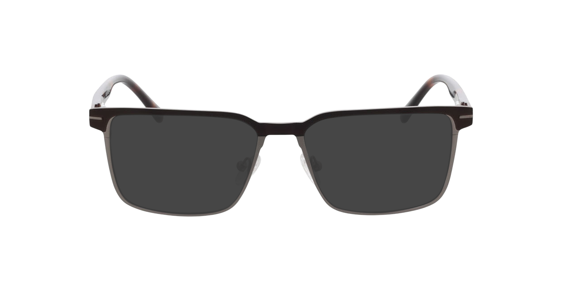 Burbank Matt Brown  &  Matt Gun MetallSunglass Frames von B24, mit getönten Gläsern
