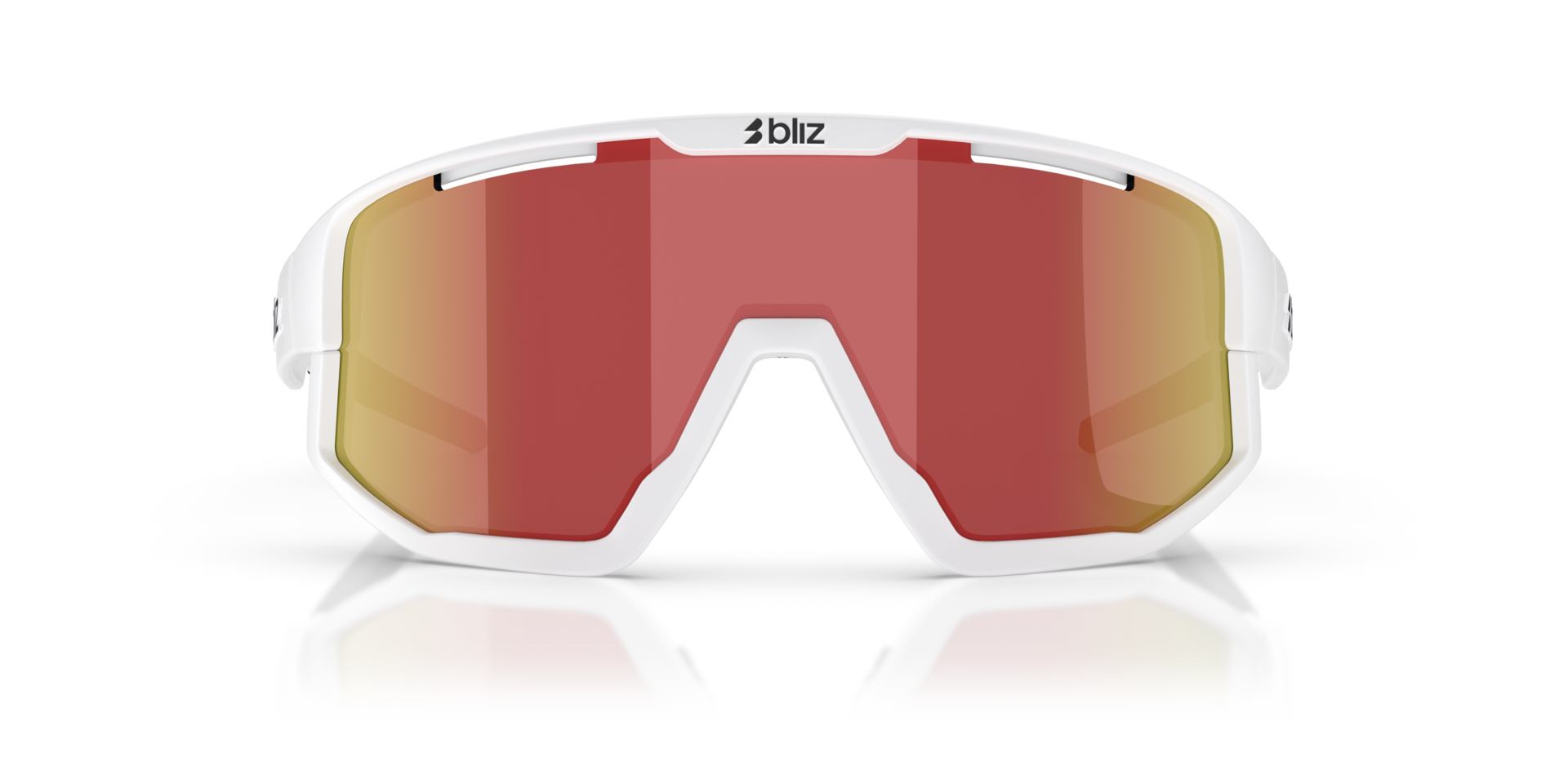 Fusion Weiß KunststoffSunglass Frames von B24, Vorderansicht