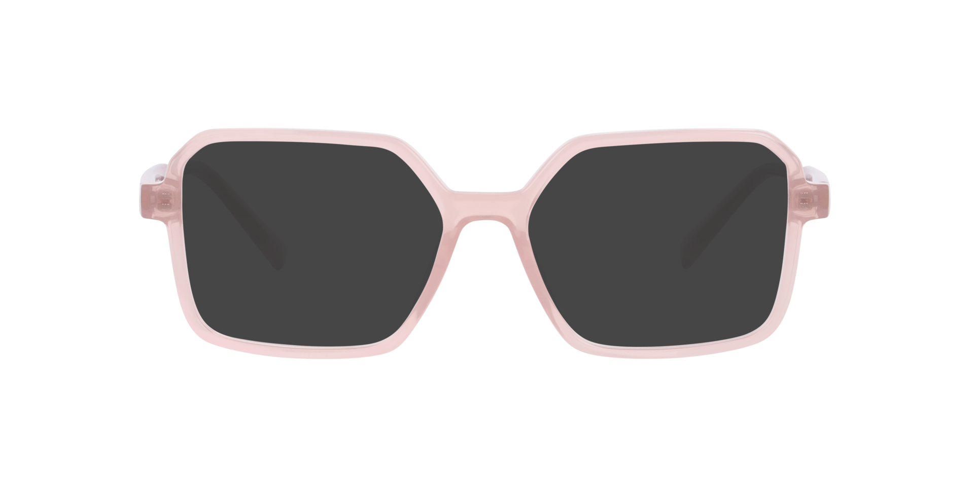 Mailand Milky Light Pink KunststofEyeglass Frames van B24, met getinte lenzen