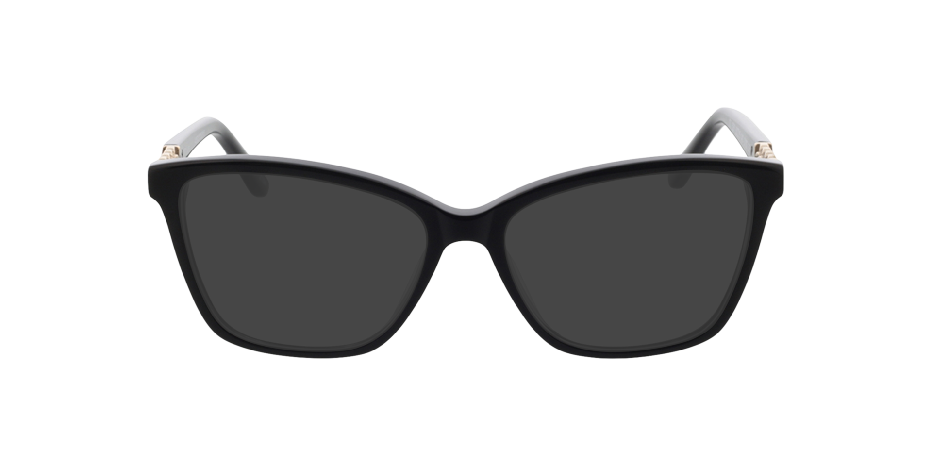 Lisa Schwarz & Gold AcetatEyeglass Frames von B24, mit getönten Gläsern