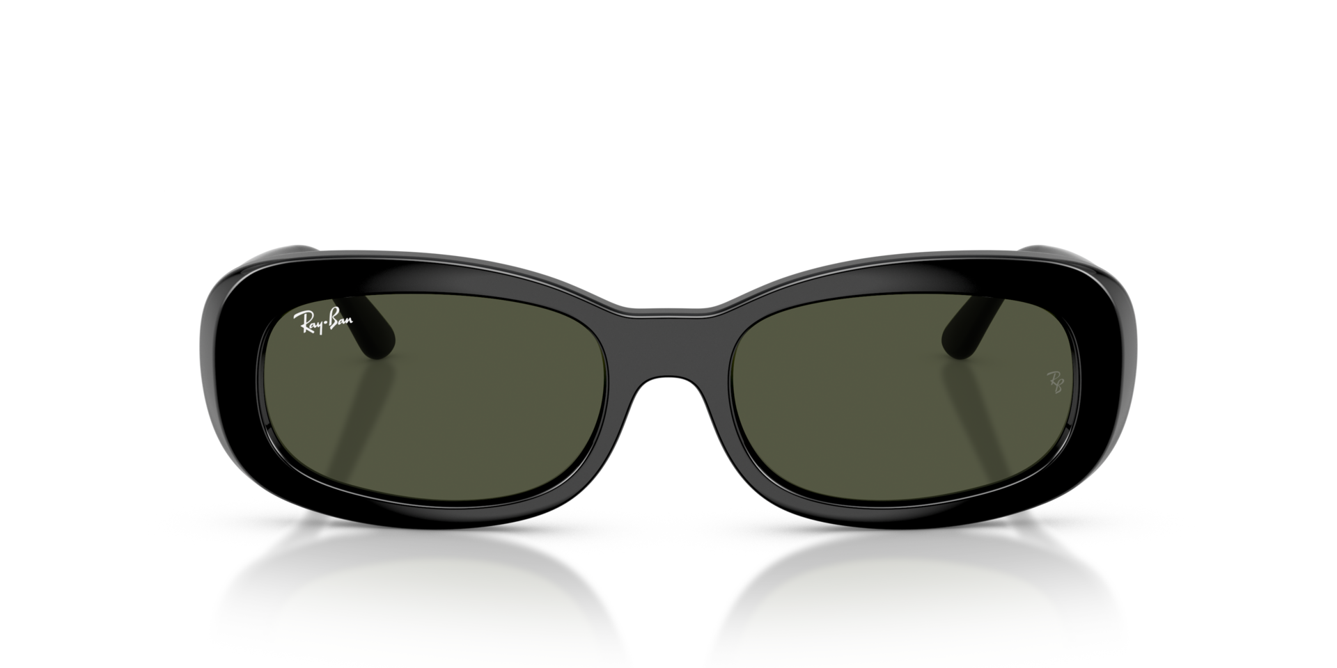 RB2221 Schwarz KunststoffSunglass Frames von B24, Vorderansicht
