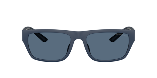 Emporio Armani - EA4267U, Herren, Rubberized Matte Blue/Rubberized Matte Black, Größe: Large