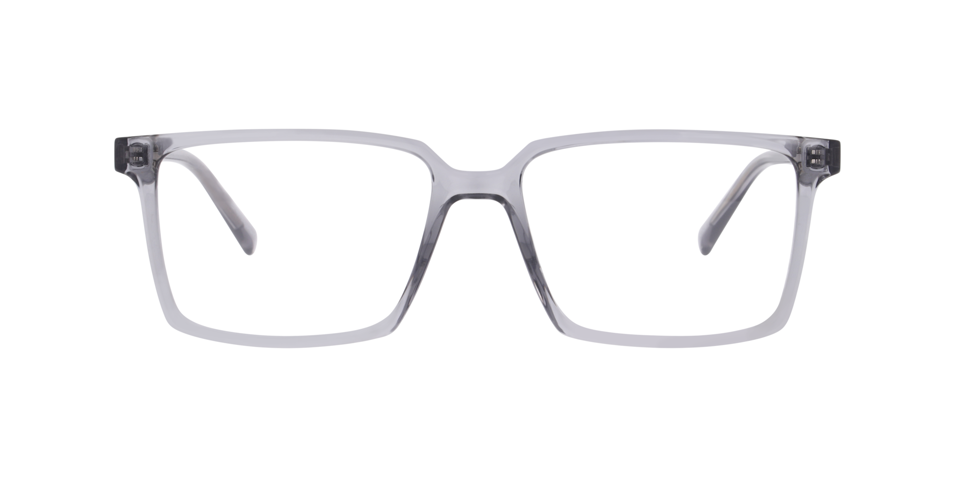 Kiel Kristal lichtgrijs KunststofEyeglass Frames van B24, Vooraanzicht