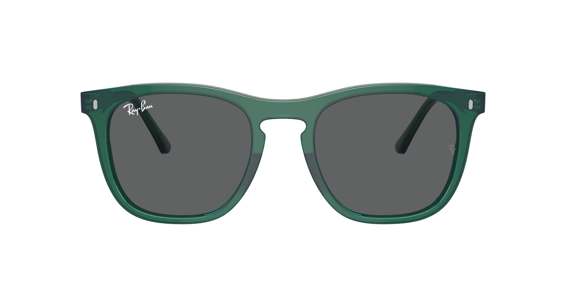 RB2210 Transparant groen KunststofSunglass Frames van B24, met getinte lenzen