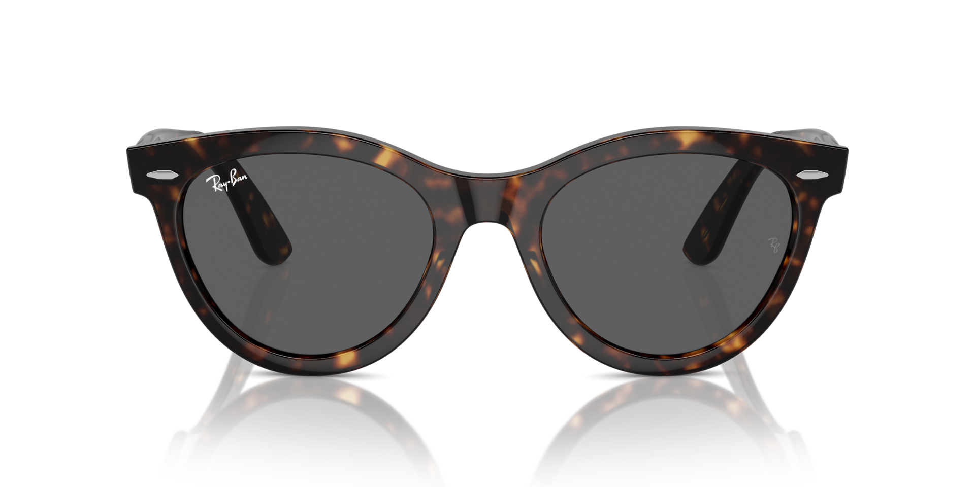 Wayfarer Way Havana KunststoffSunglass Frames von B24, Vorderansicht