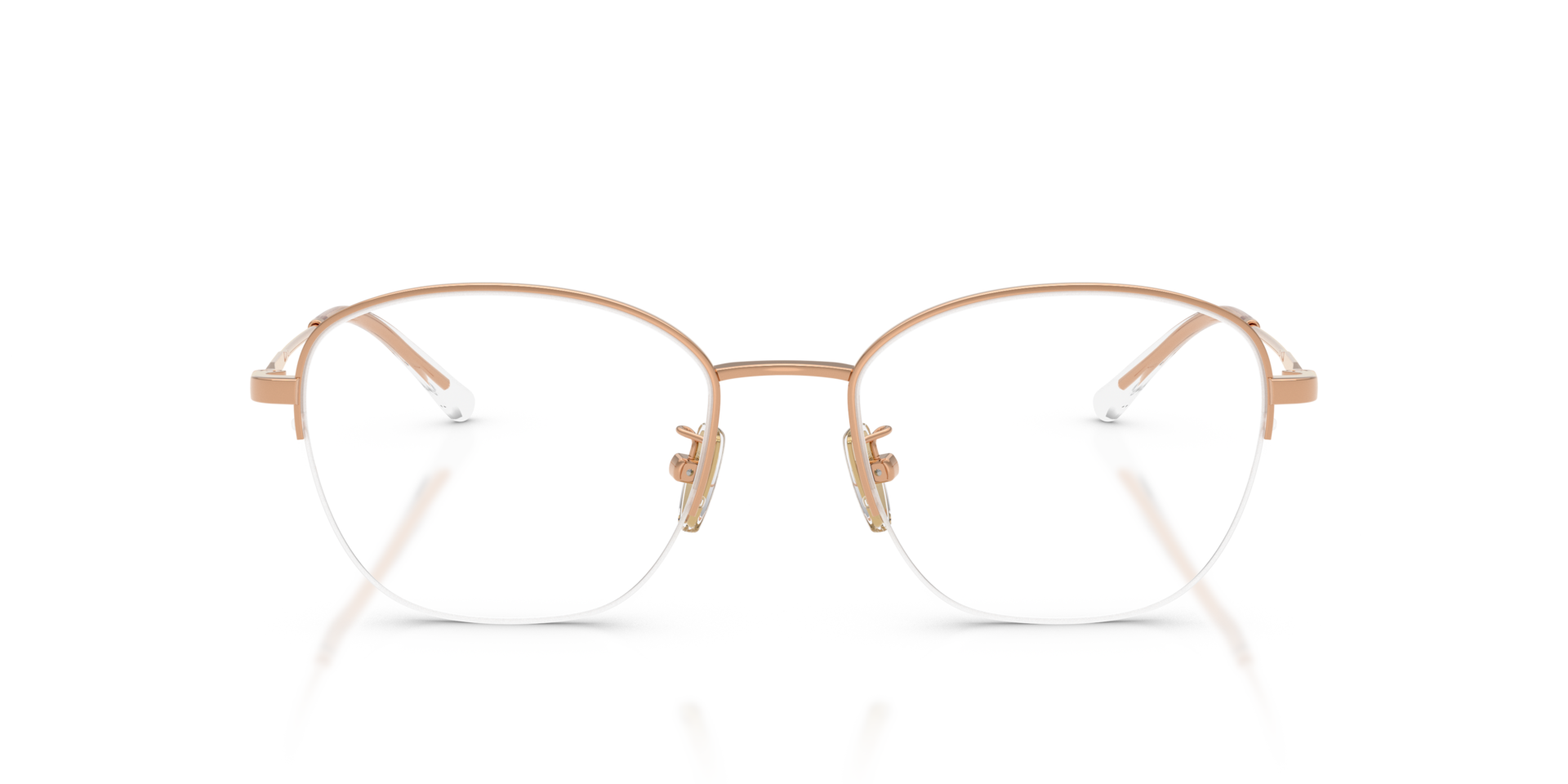 VO4357D Roségoud MetaalEyeglass Frames van B24, Vooraanzicht
