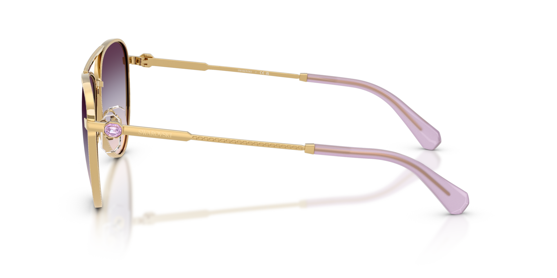 SK7031 Gold MetallSunglass Frames von B24, Seitenansicht