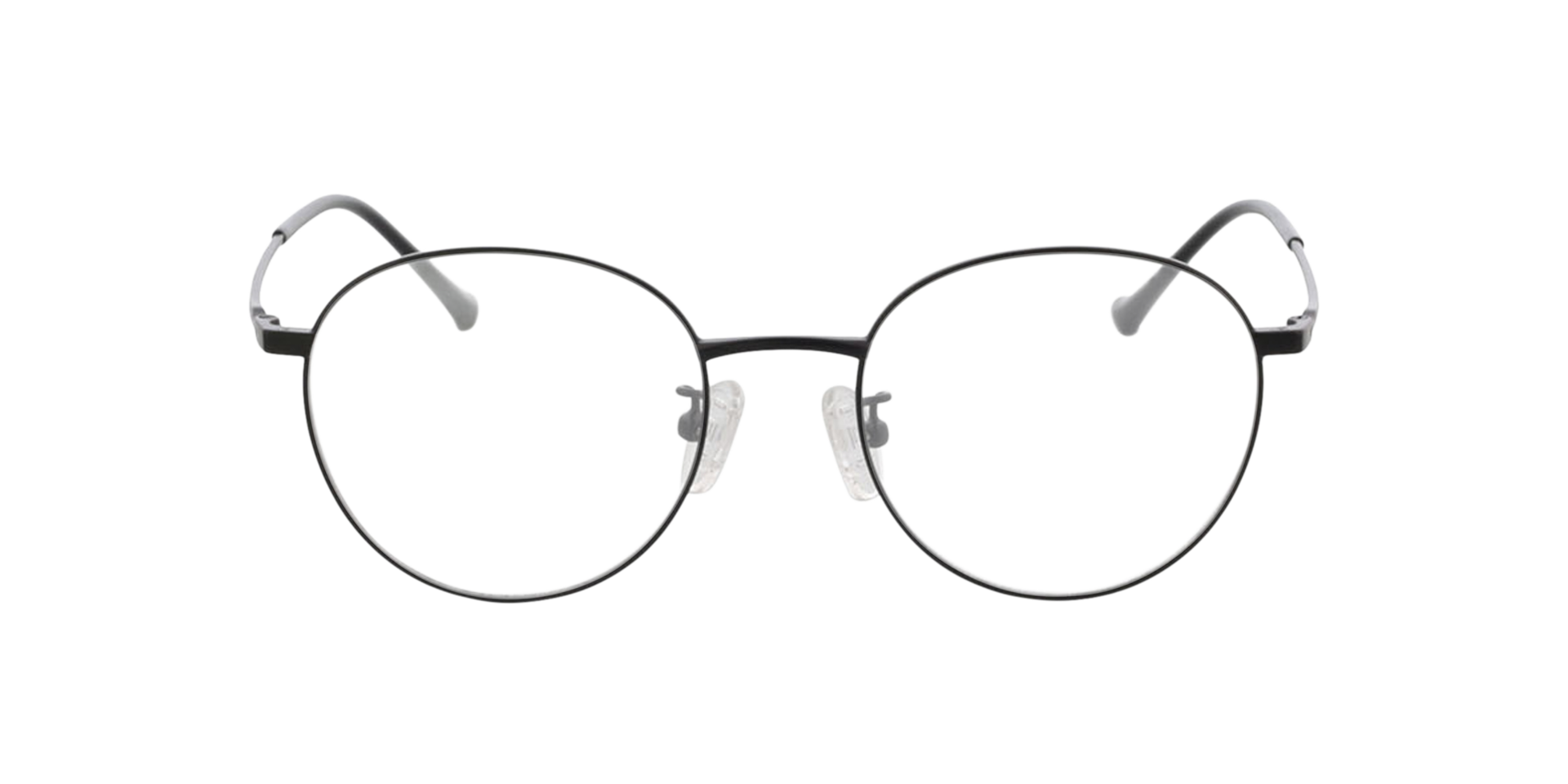 Charlottenburg Zwart MetaalEyeglass Frames van B24, Vooraanzicht