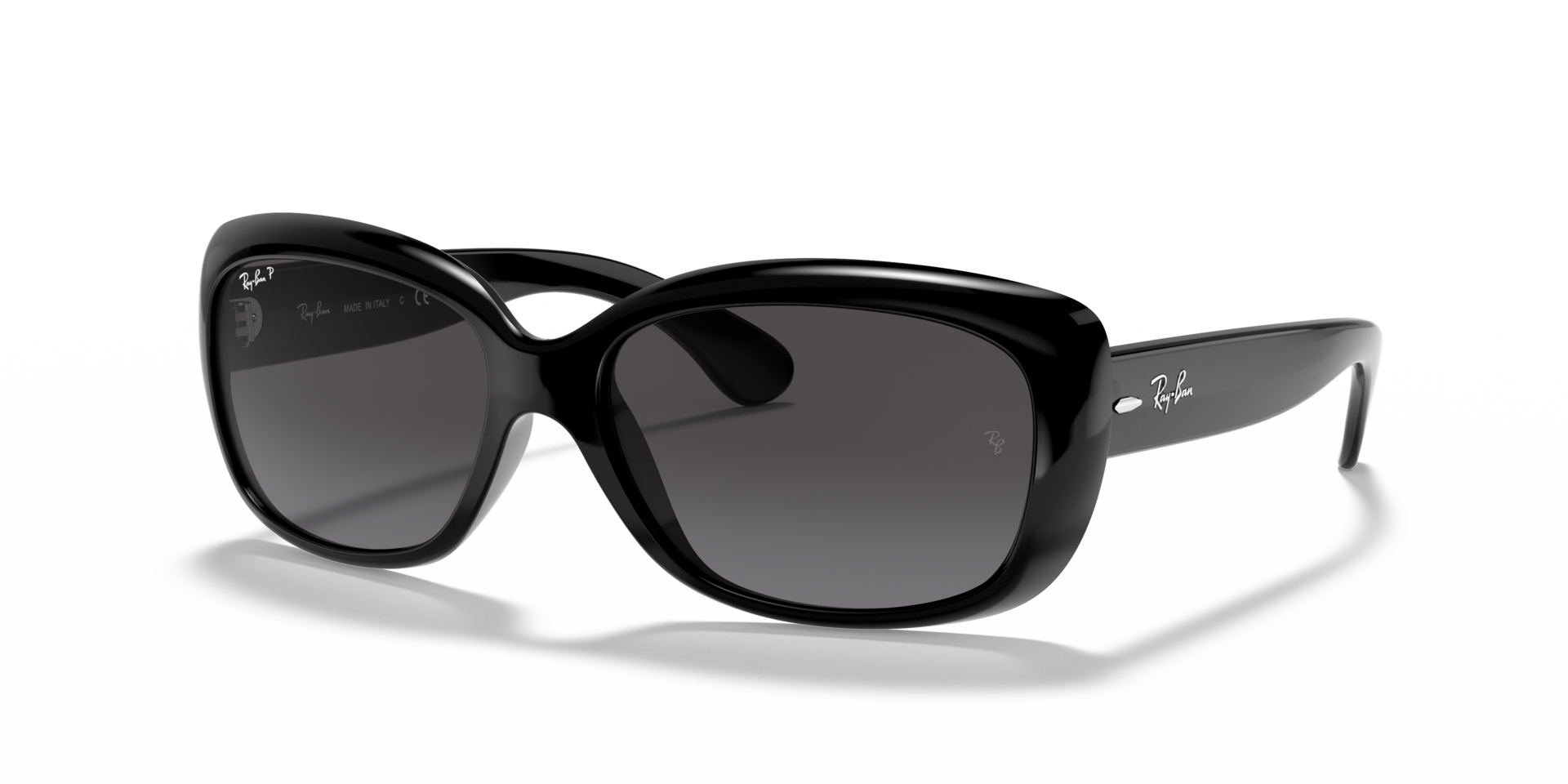 RB4101 Schwarz KunststoffSunglass Frames von B24, Dreiviertelansicht
