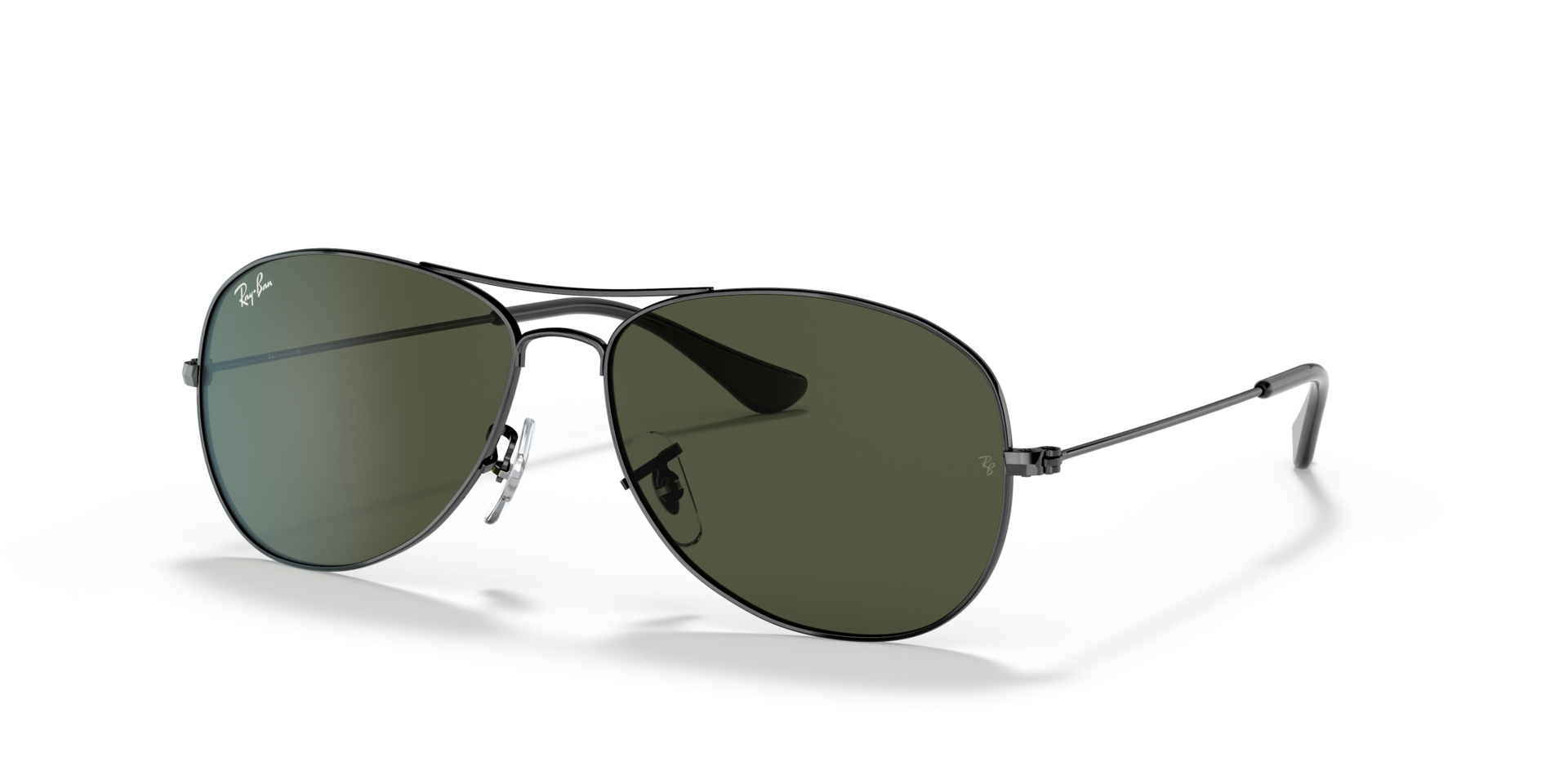 RB3362 Staalgrijs MetaalSunglass Frames van B24, Hoekweergave