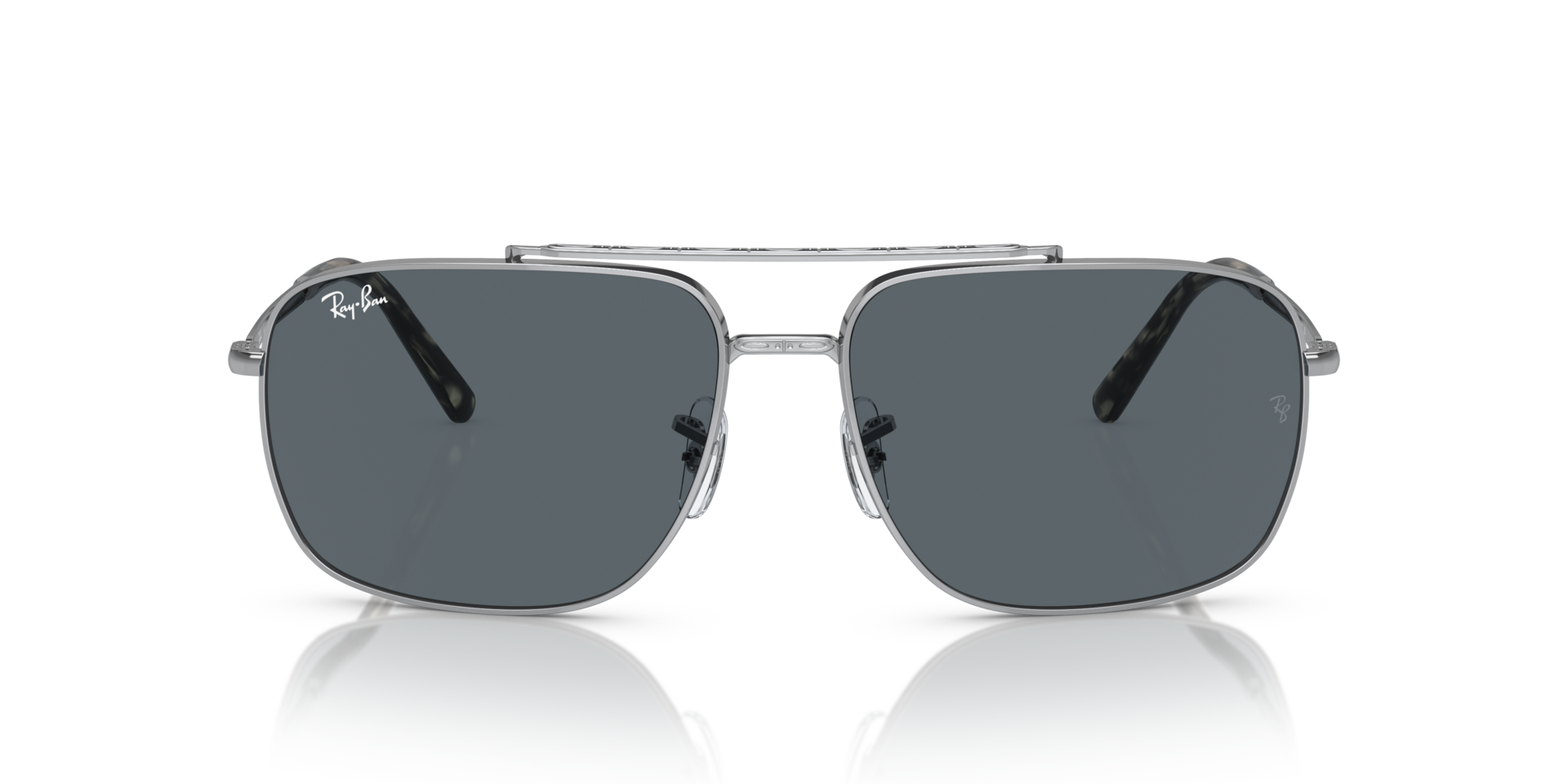 RB3796 Zilver MetaalSunglass Frames van B24, Vooraanzicht