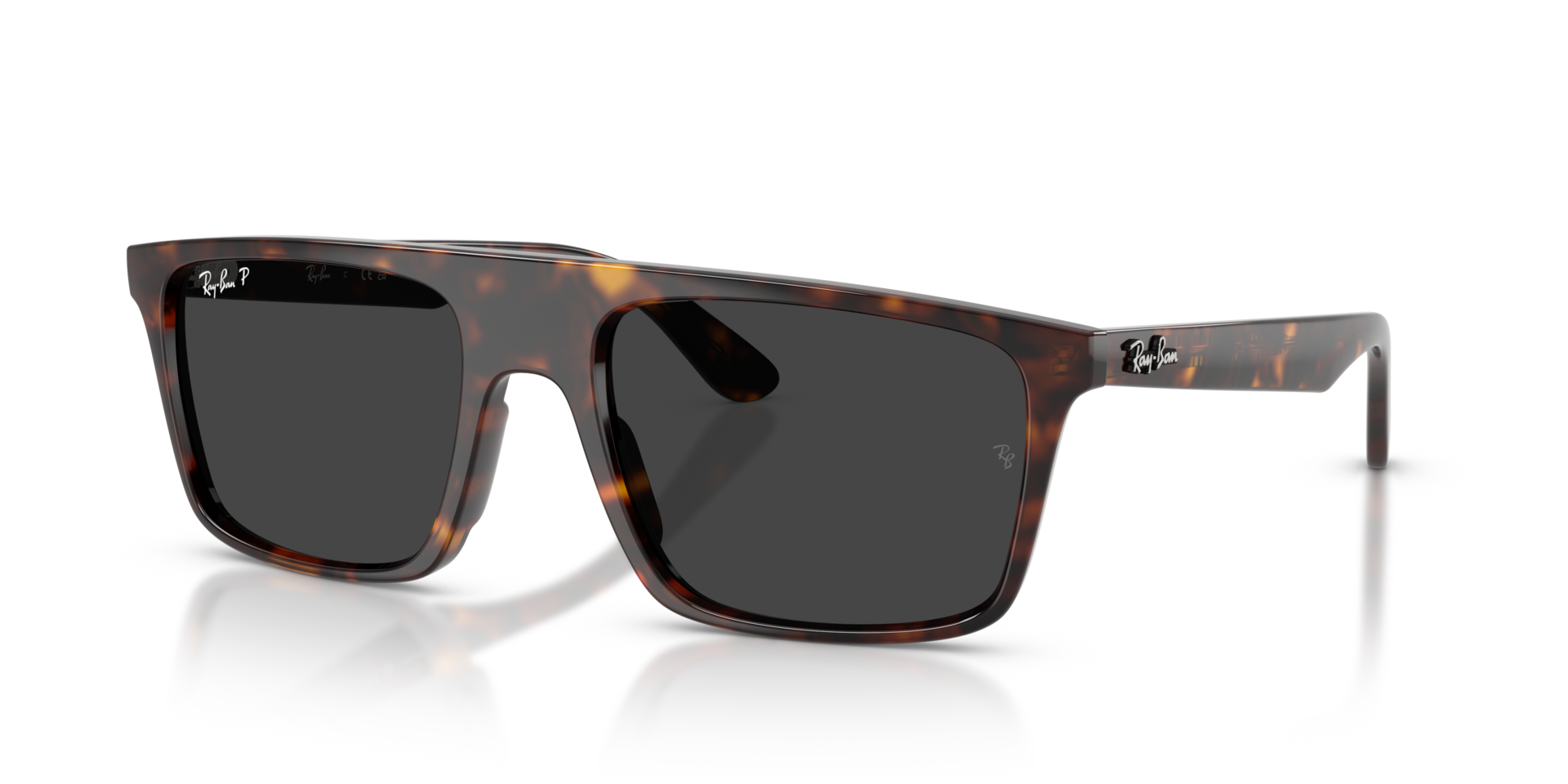 RB2222 Havana KunststofSunglass Frames van B24, Hoekweergave