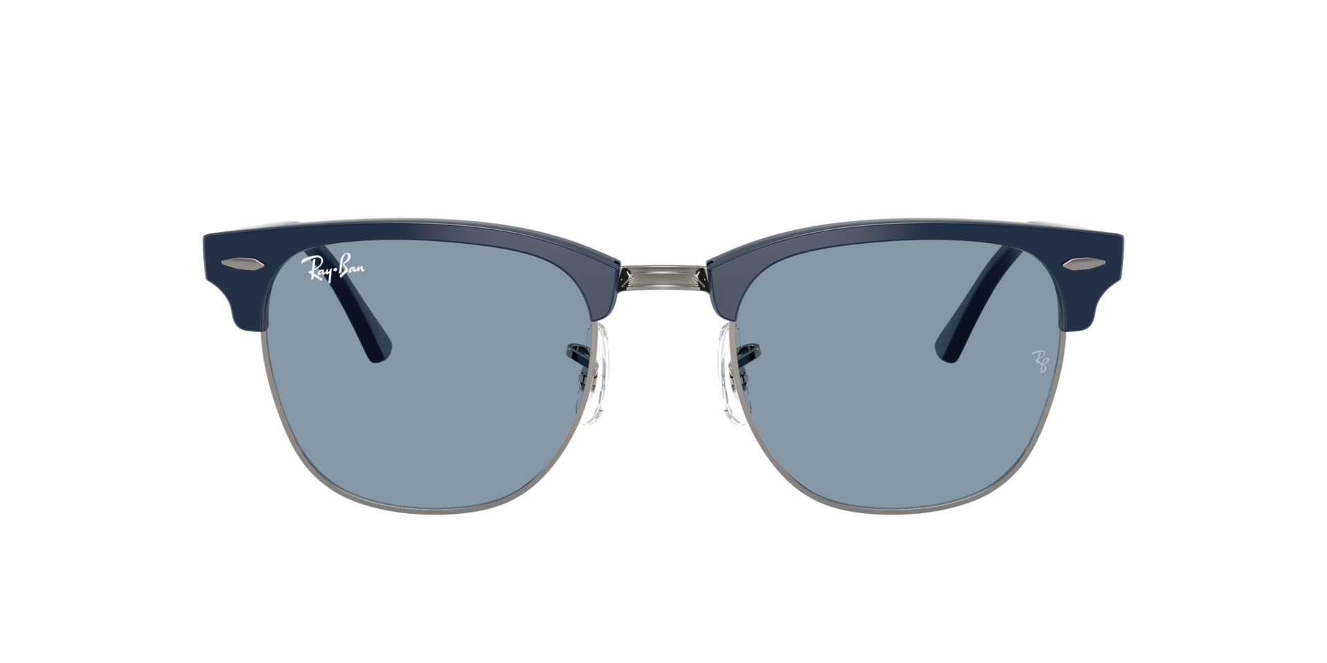 RB3016 Blue & Gunmetal AcetatSunglass Frames von B24, mit getönten Gläsern