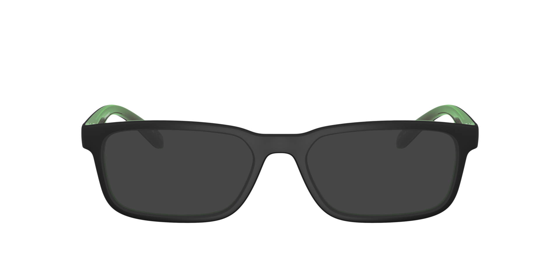 AN7283 Black & Green KunststofEyeglass Frames van B24, met getinte lenzen