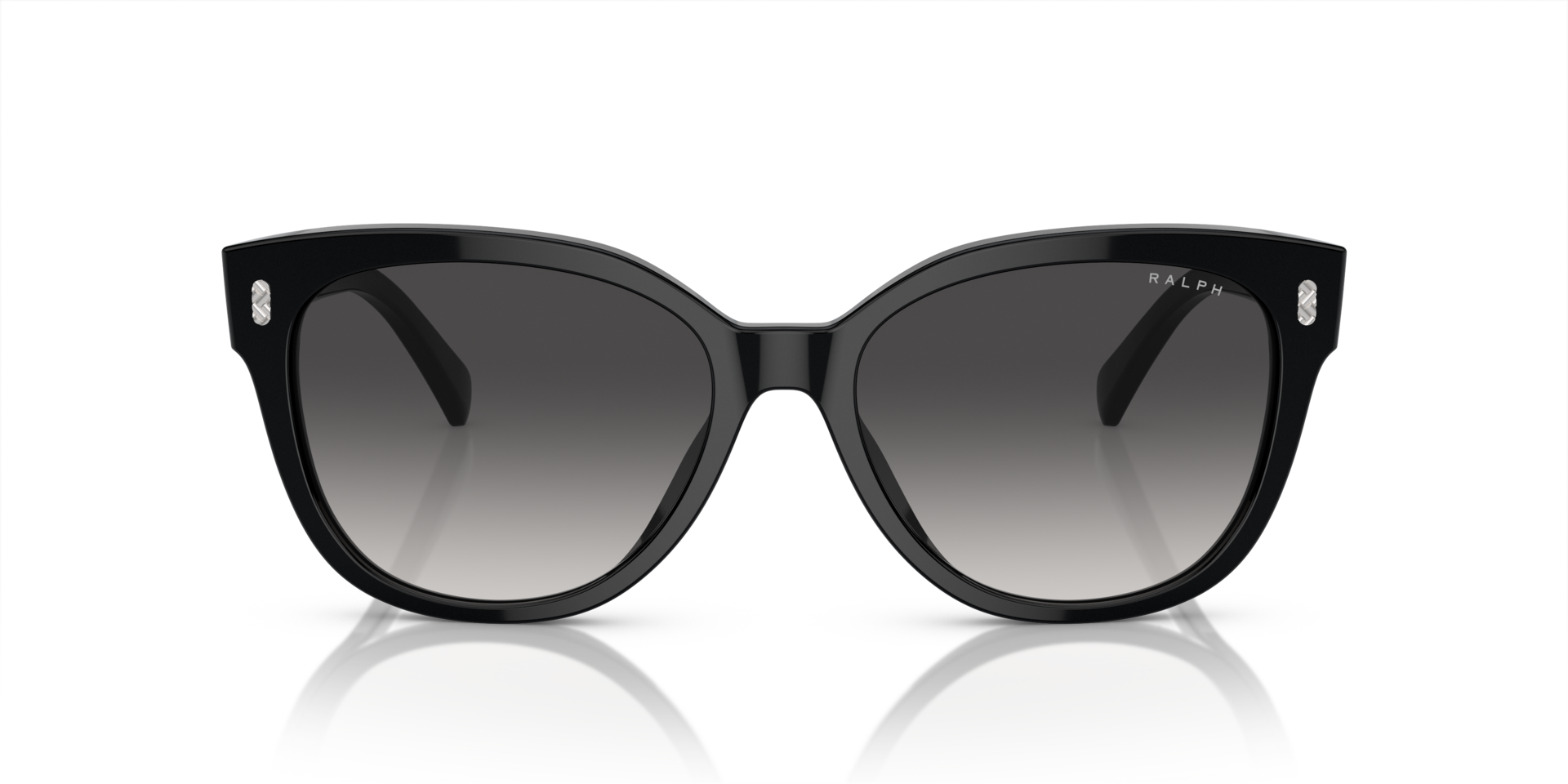 RA5305U Glanzend zwart AcetaatSunglass Frames van B24, Vooraanzicht